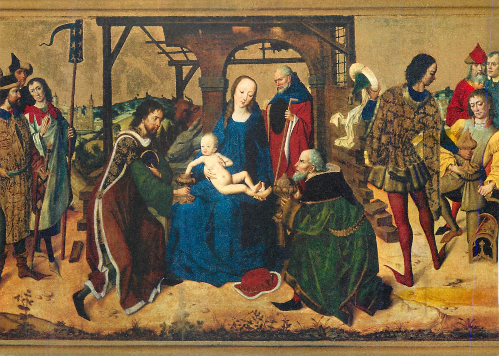 CPM Germanisches National Museum Nurnberg Adoration des Trois Saints Rois Meister des Marien (1465)
