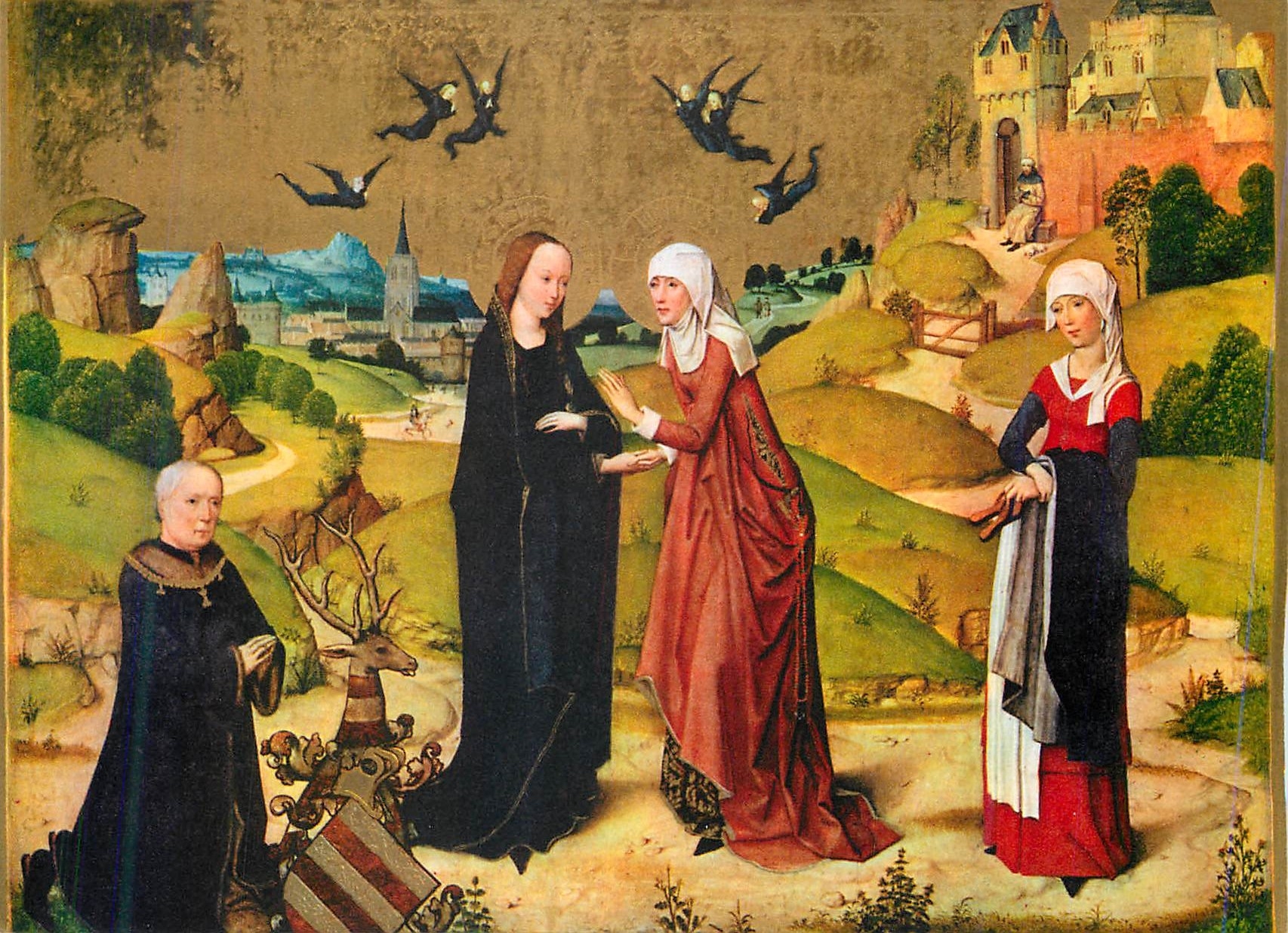 CPM Pinakothek Munchen La Visitation Meister des Marienlebens (1450 1480)