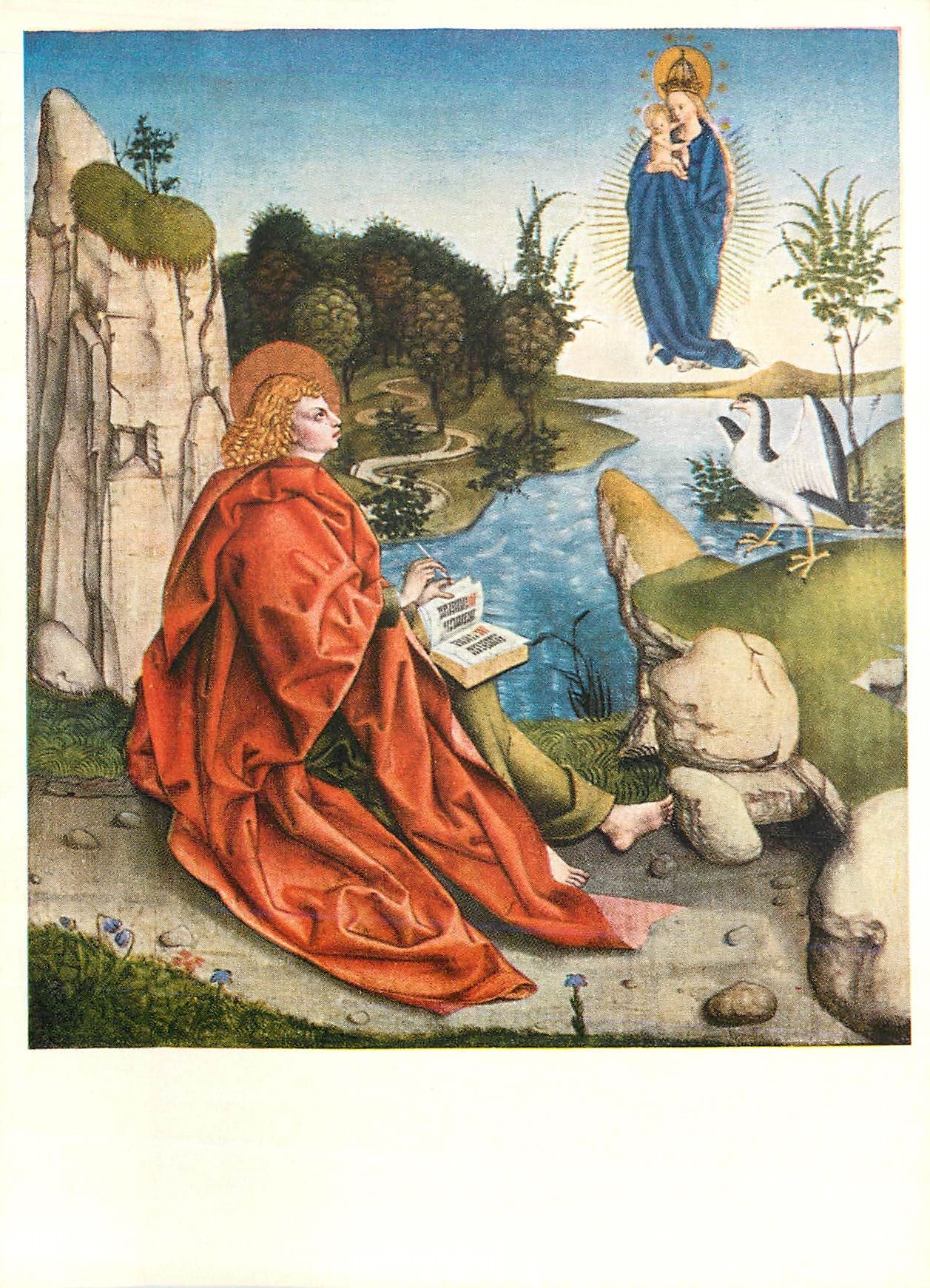 CPM Nurnberg Germanisches Museum Der Seher auf Patmos Art des Fueland Frucauf