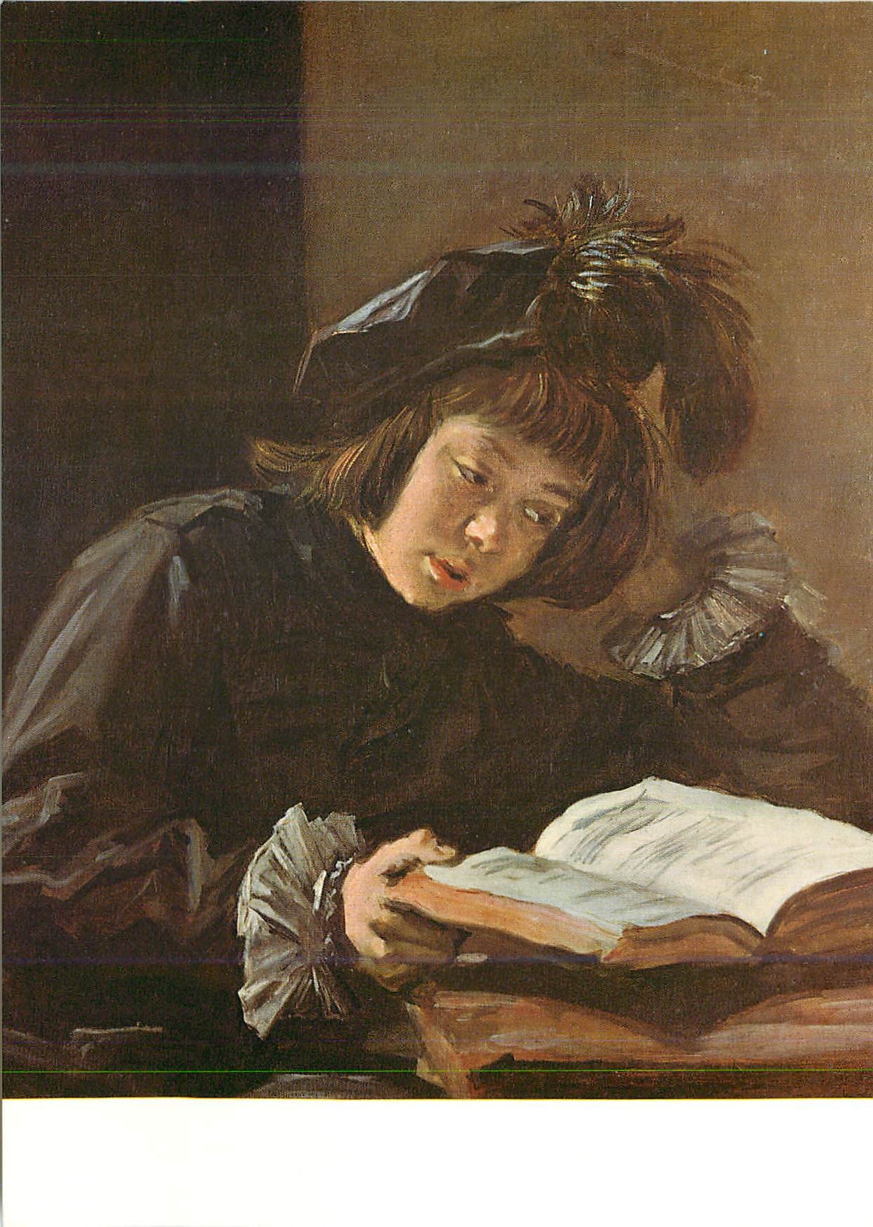 CPM Eigentum der Schweizerischen Eidgenossenschaft Frans Hals Lesender Knabe Sammlung Oskar Reinhart