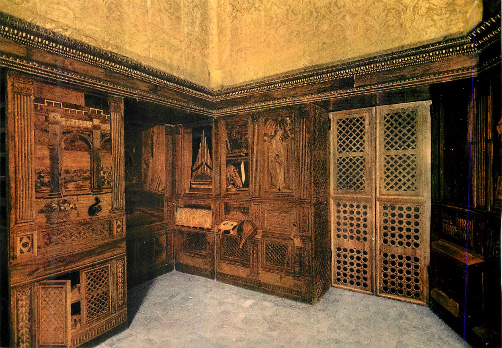 CPM Urbino le Petit Cabinet de Travail (XV siecle)