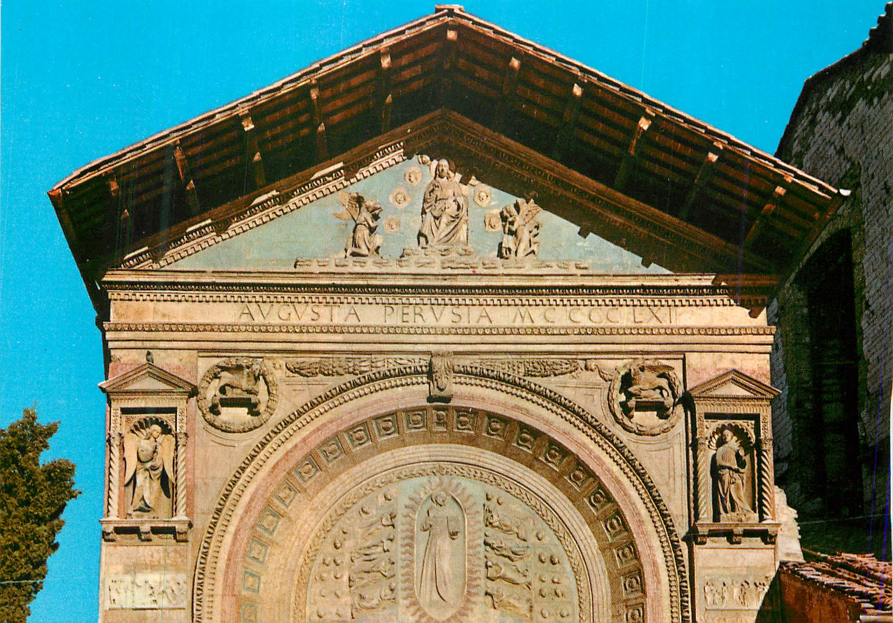 CPM Perugia Oratoire St Bernardino Facade Superieure