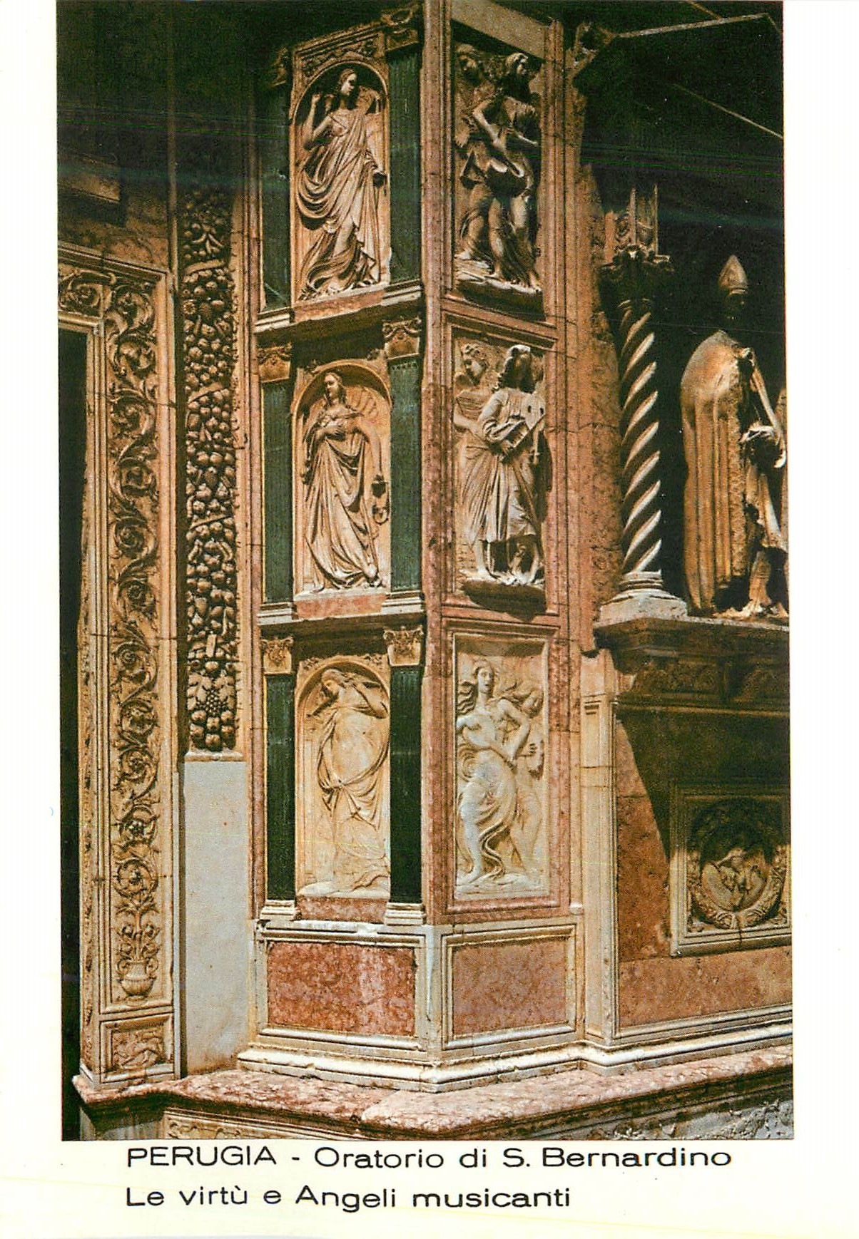 CPM Perugia Oratoire de St Bernardino les Vertus et Anges Musiciens