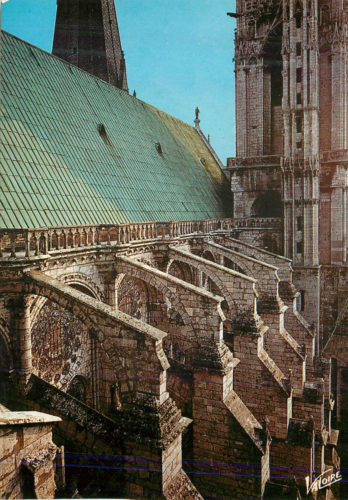 CPM les Merveilles de Chartres (Eure et Loir) la Cathedrale (XIIe siecle) 