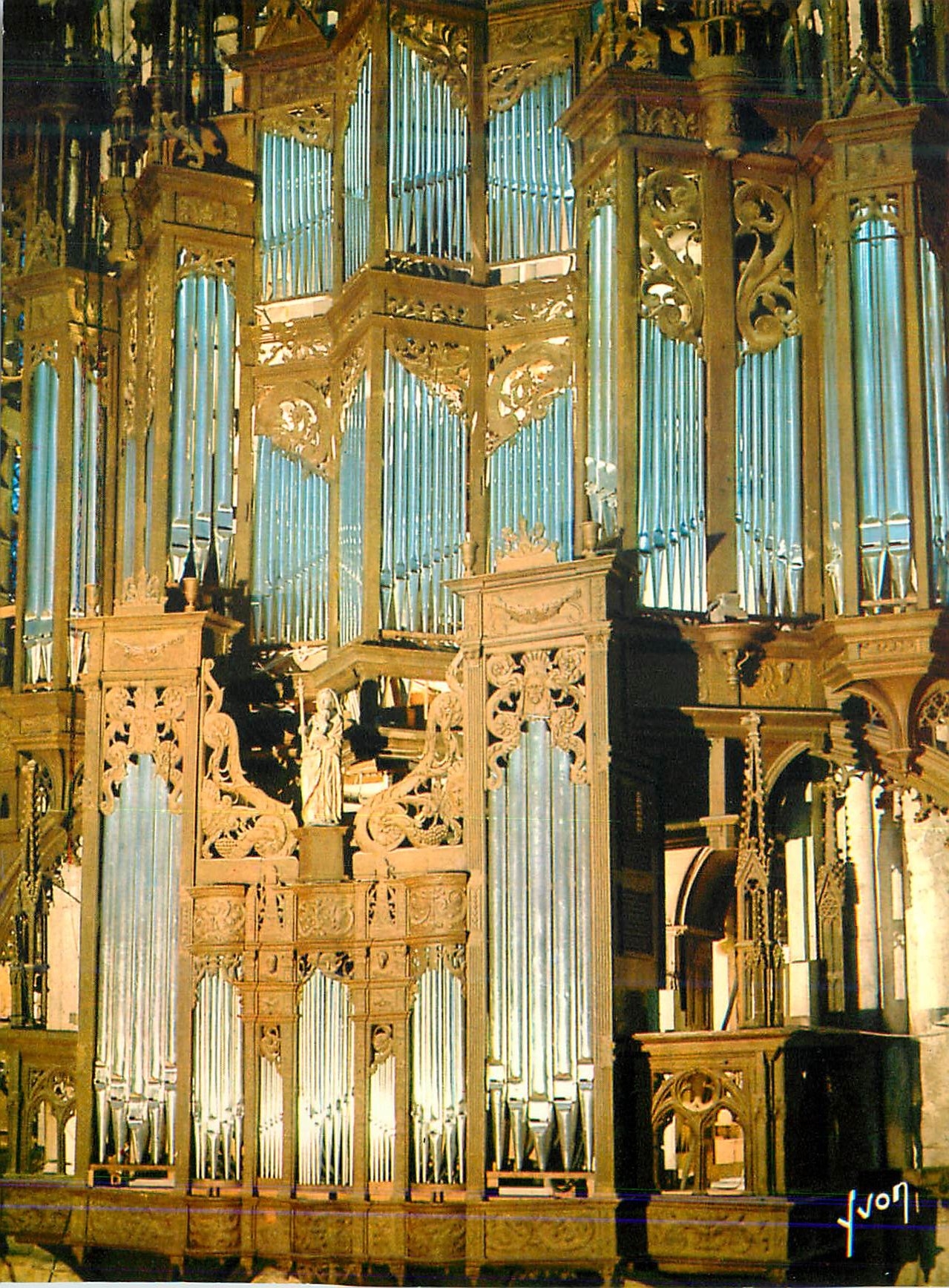 Orgue de la cathédrale de Chartres — Eure-et-Loir — Éditeur : Editions d'art Arcuelli, Paris