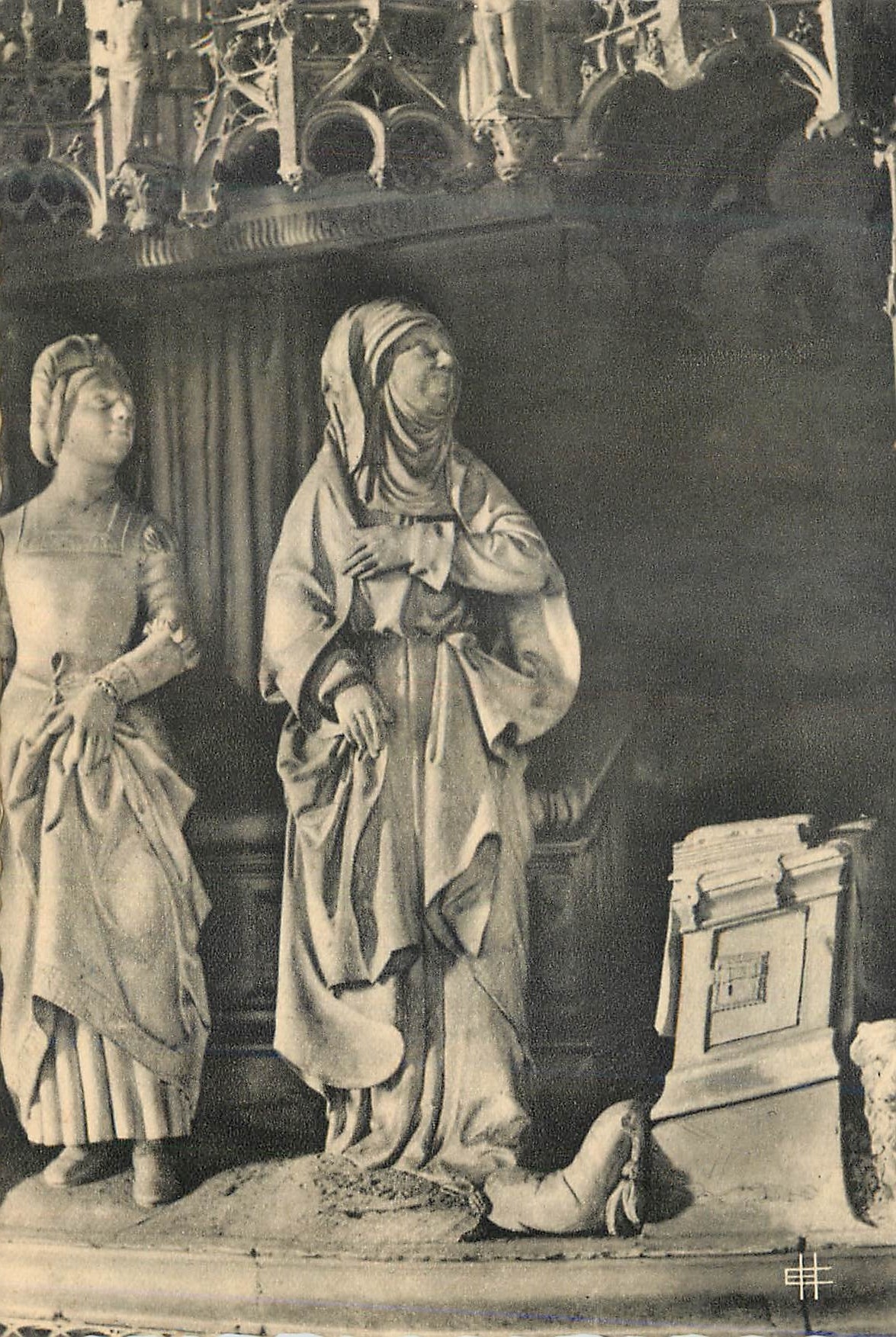 Cathédrale de Chartres — Anne reçoit la visite de l'Ange — Clôture du Chœur — XVIIe siècle