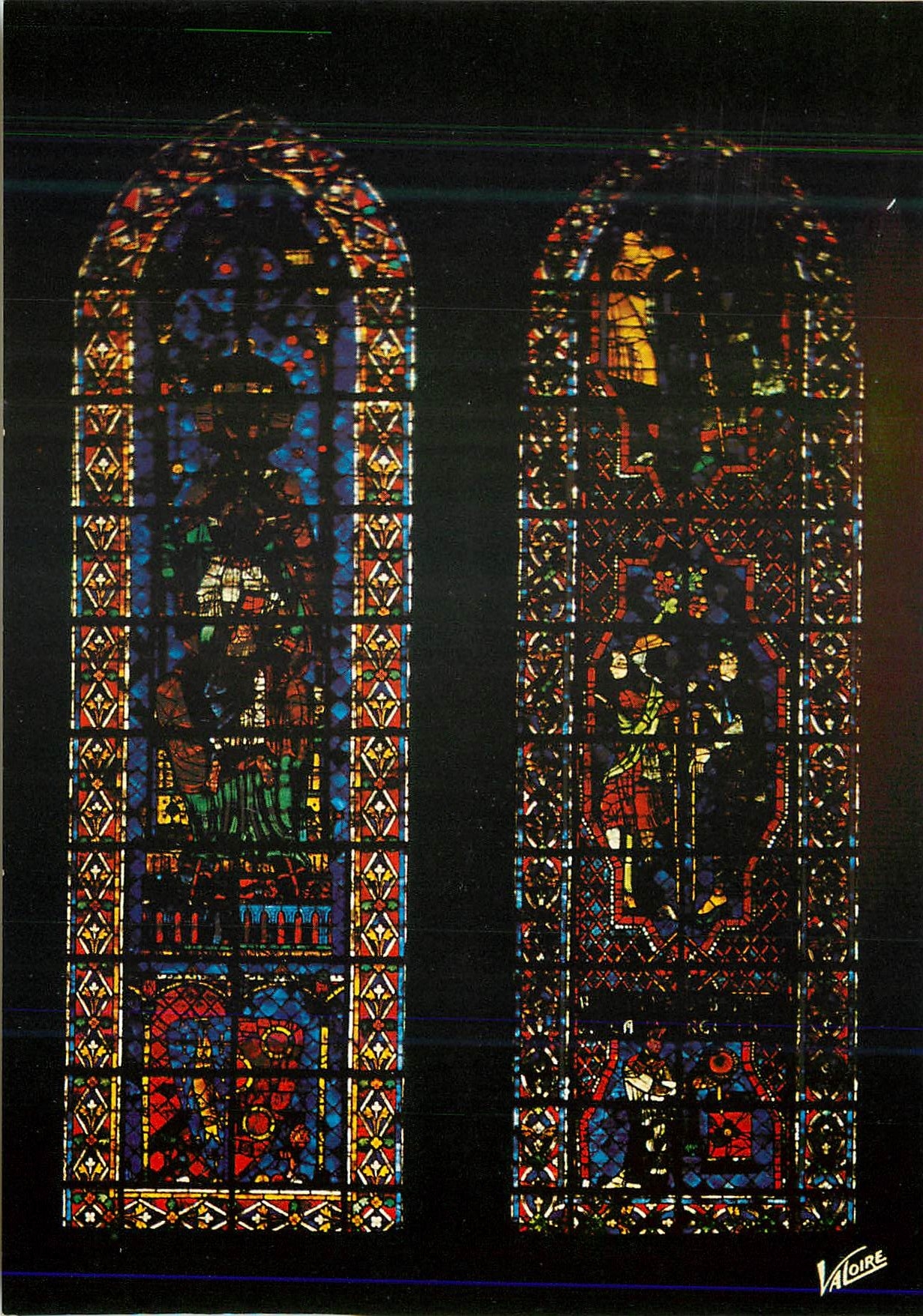Vitraux de la cathédrale de Chartres — éditeur Valoire, n° H.5.902 A