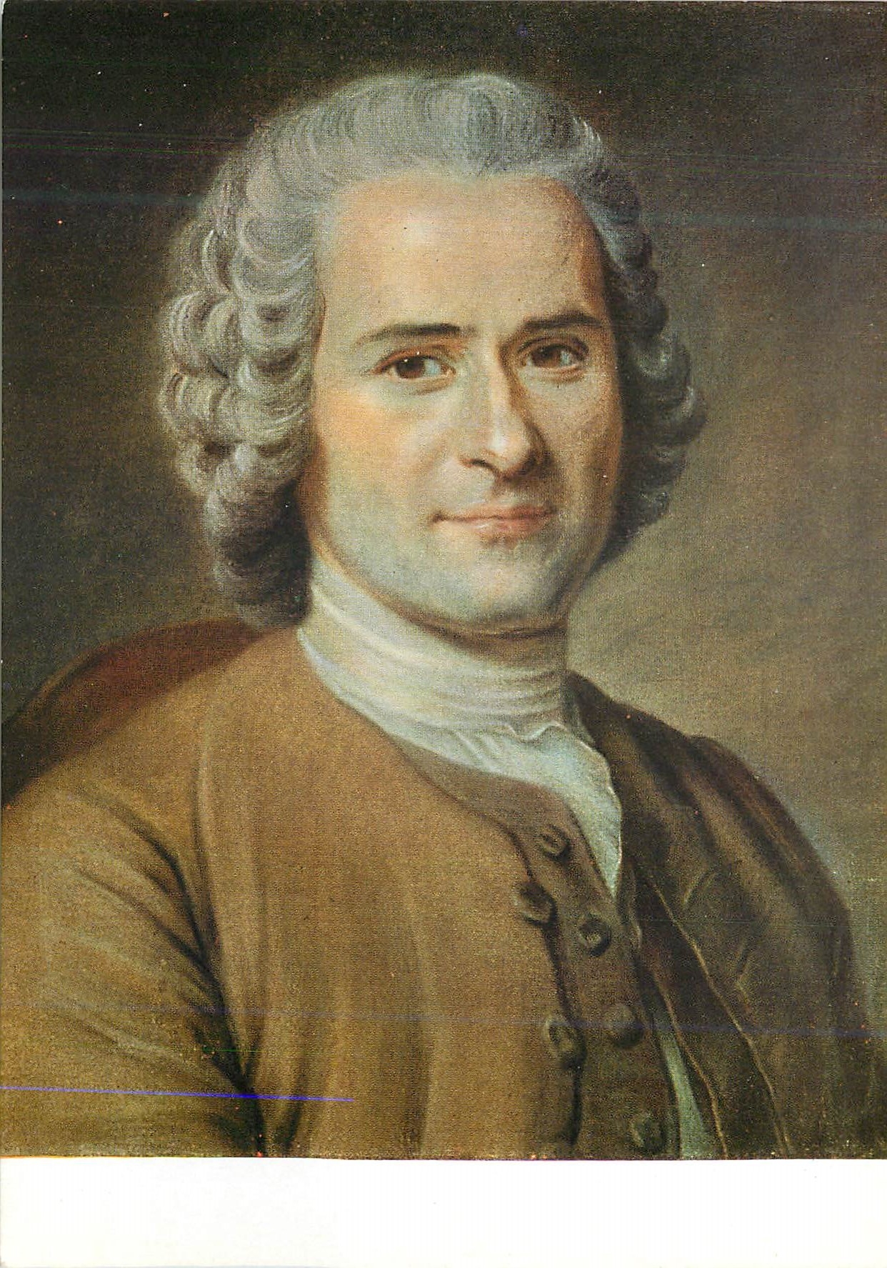 CPM Maurice Quentin de la Tour 1704 1788 Portrait de Jean Jacques Rousseau