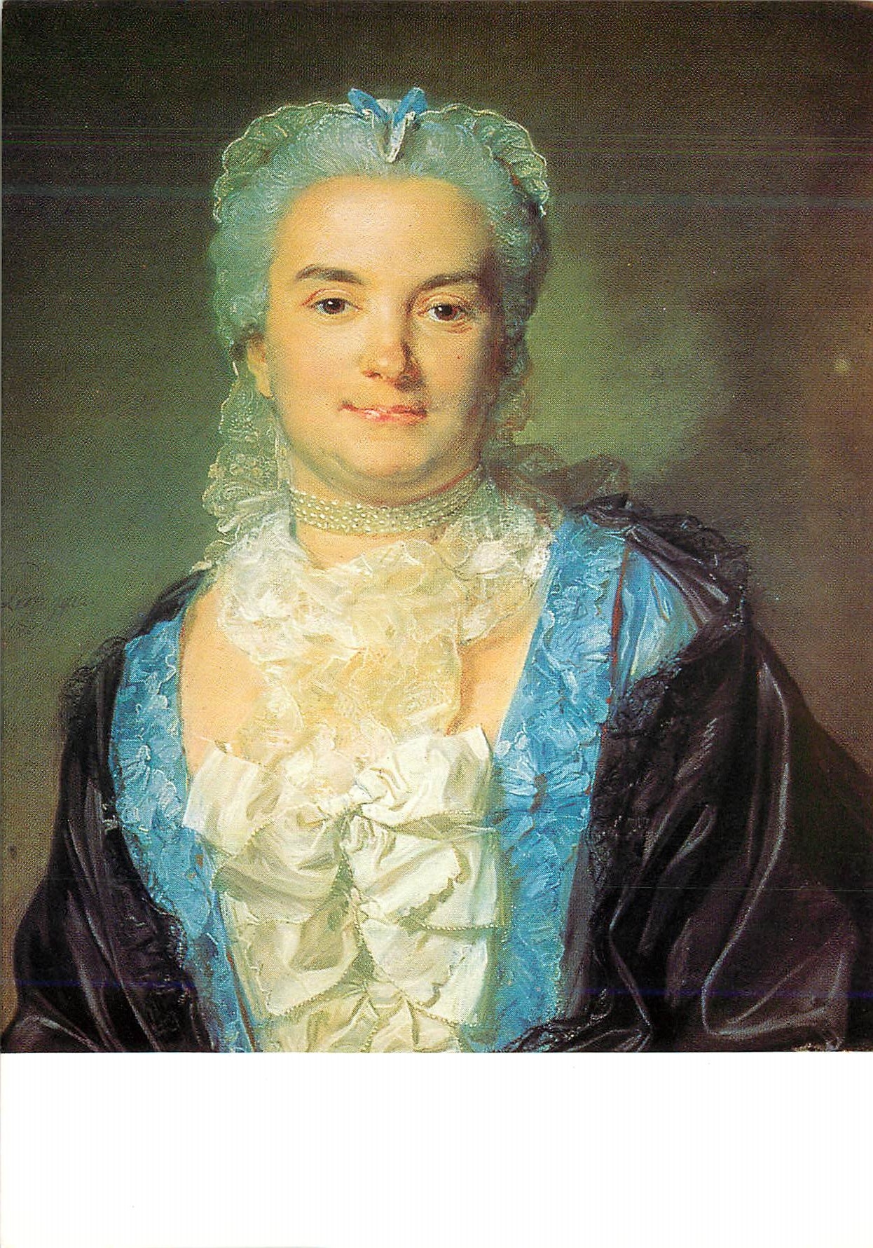 CPM Orleans Musee des Beaux Arts Jean Baptiste Perronneau (1715 1783) Portrait de Madame Chevotet