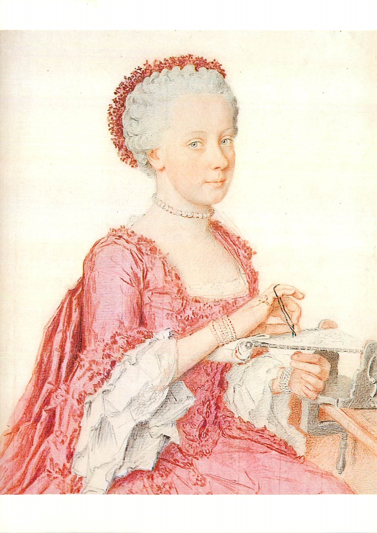 CPM Musee d'Art et d'Histoire Geneve Jean Etienne Liotard (1702 1789) Portrait de l'Archiduchesse Maria Amalia d'Autrich