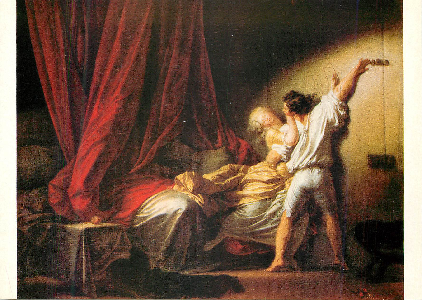 CPM Paris Musee du Louvre Jean Honore Fragonard (1732 1806) le Verrou