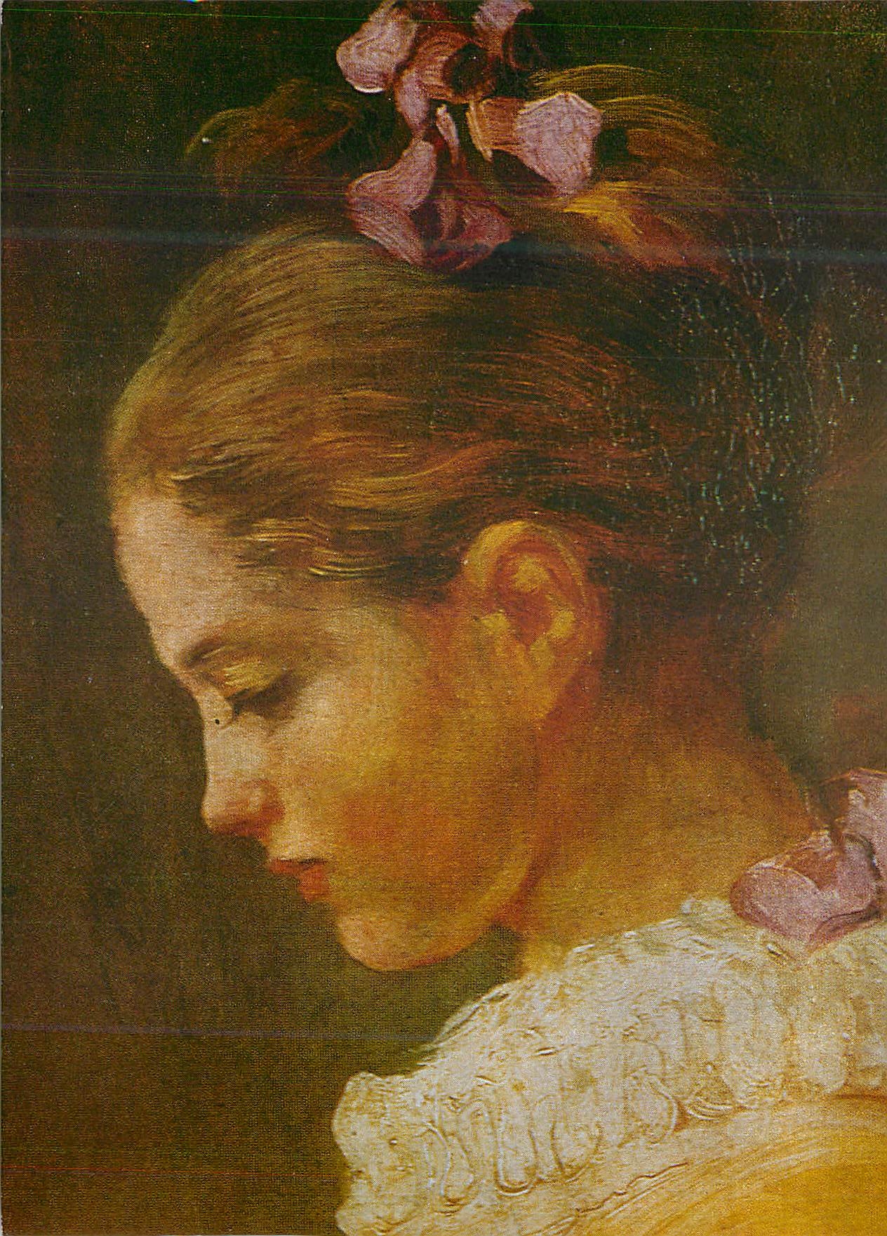 CPM Washington National GalleryJean Honore Fragonard (1732 1806) Jeune Fille Lisant