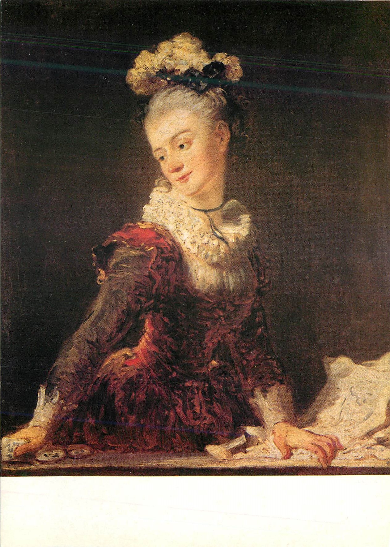 CPM Paris Musee du Louvre Jean Honore Fragonard (1732 1806) Portrait dit de la Guimard