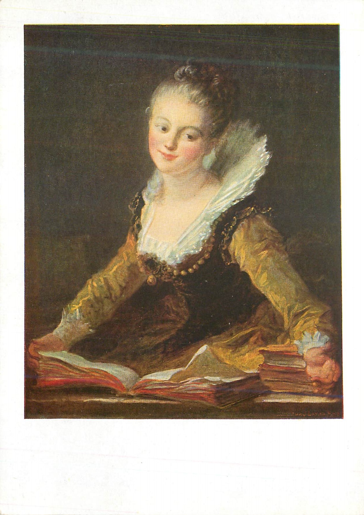 CPM Musee du Louvre (Ecole Francaise) Fragonard (1732 1806) l'Etude