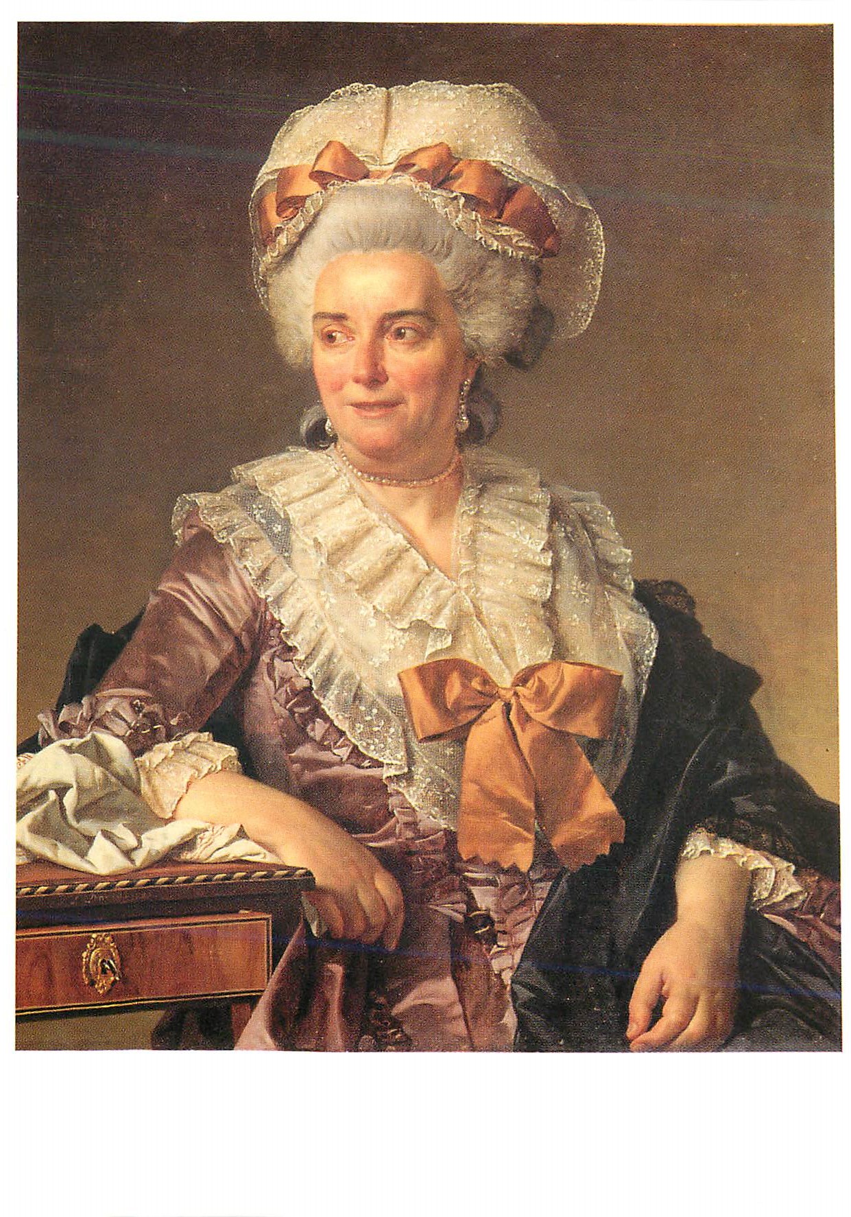 CPM Louvre Departement de Peinture Portrait de Genevieve Jacqueline Pecoul Toile Louis David 1748 1825 
