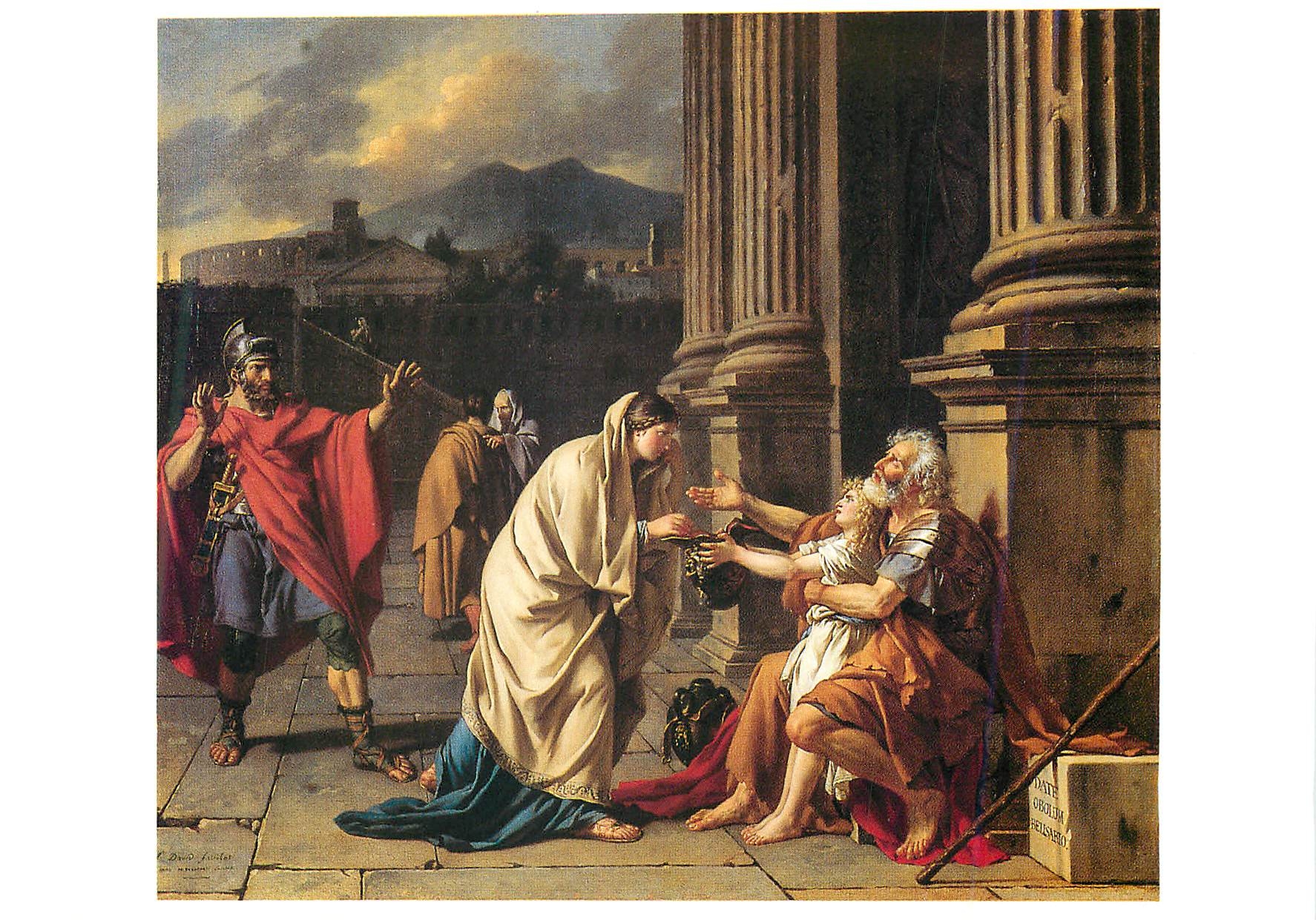 CPM Louvre Departement de Peinture Belisaire Demandant l'Aumone Toile Louis Louis David 1748 1825