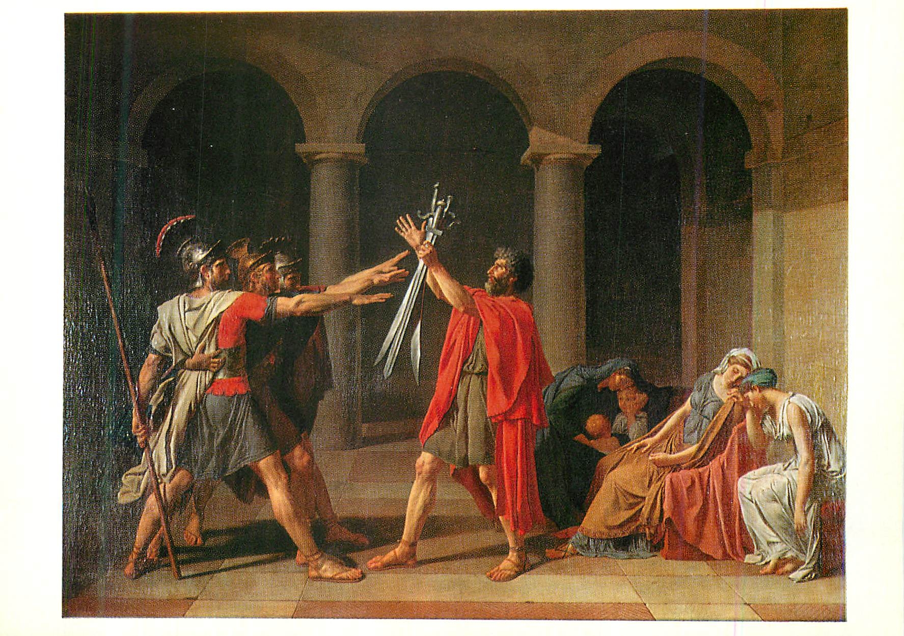 CPM Musee du Louvre Jacques Louis David (1748 1825) le Serment des Horaces