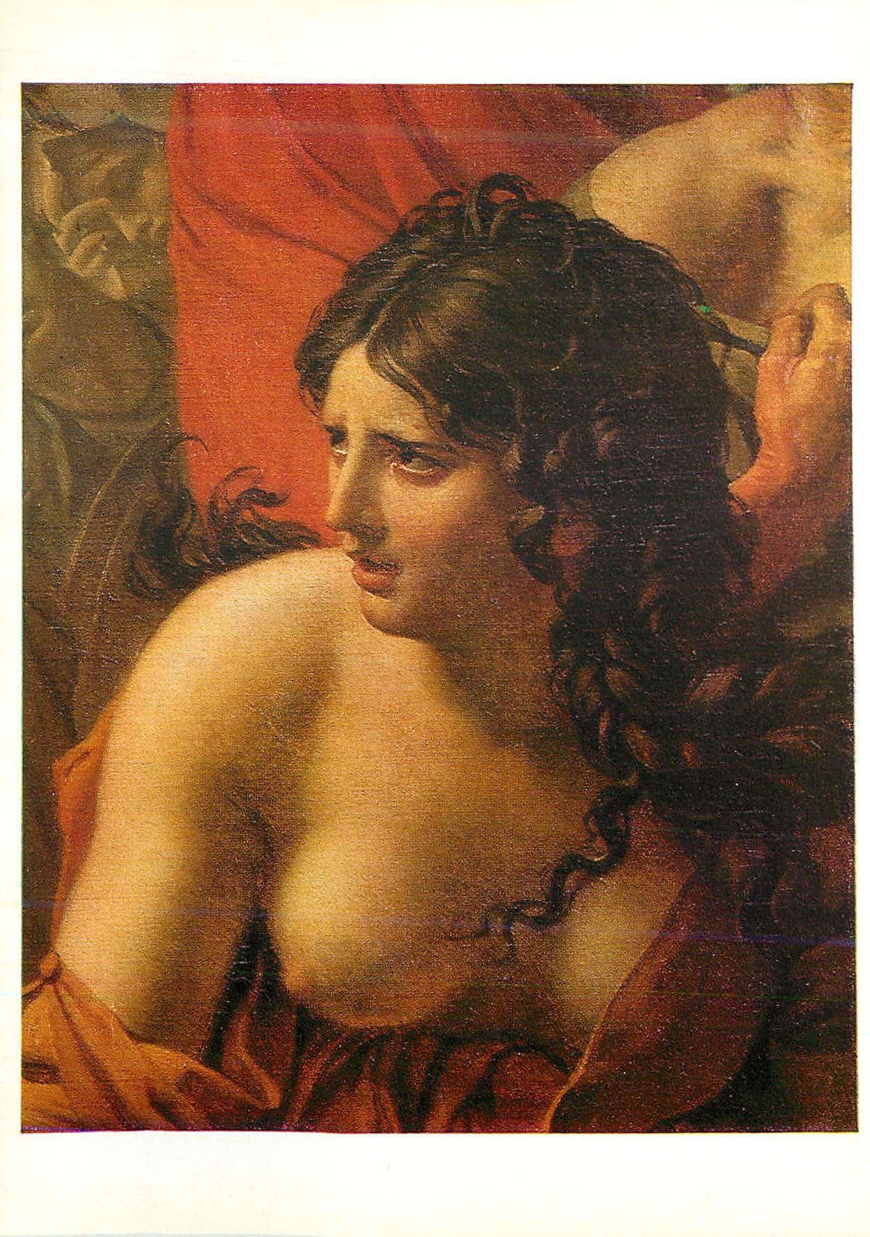 CPM Musee du Louvre Jacques Louis David (1748 1825) l'Enlevement des Sabines