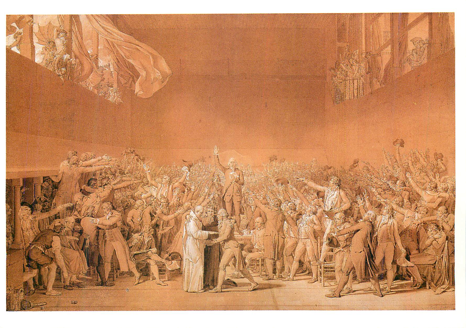 CPM Chateau de Versailles le Serment du Jeu de Paume J L David 