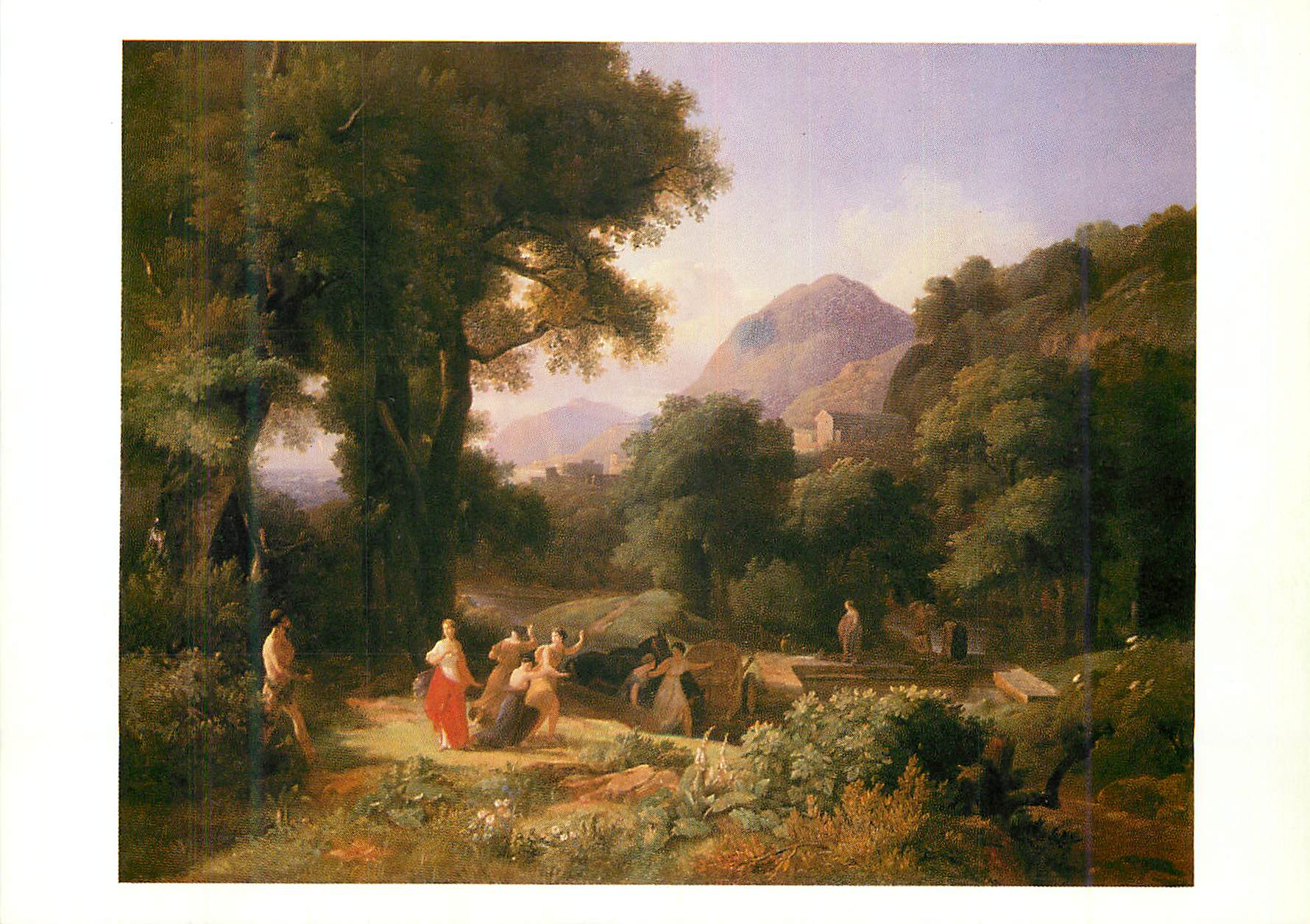 CPM Paris Ecole Nationle Superieure des Beaux Arts  Gabriel Romain Prieur (1806 1879) Ulyssee et Nausicaa