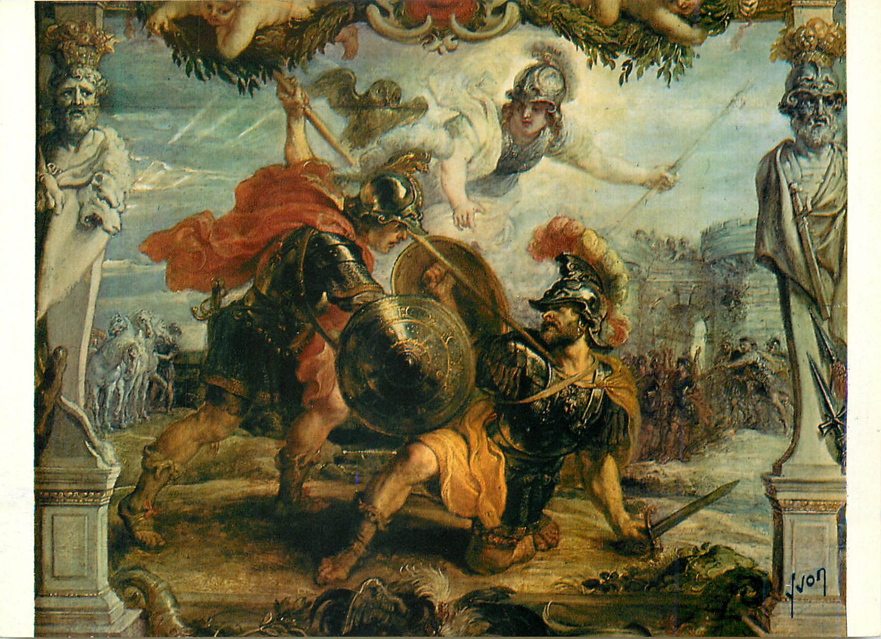 Hector getötet von Achilles — Museum des Fine Arts von Pau — Éditions d'art Yvon