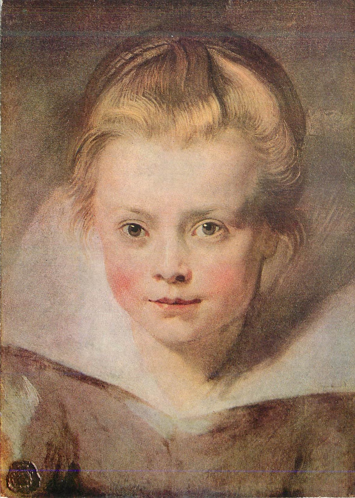 CPM Eter Paul Rubens (1577 1640) Portrait de l'Enfant (Furstlich Lieebtensteinsche Galerie)