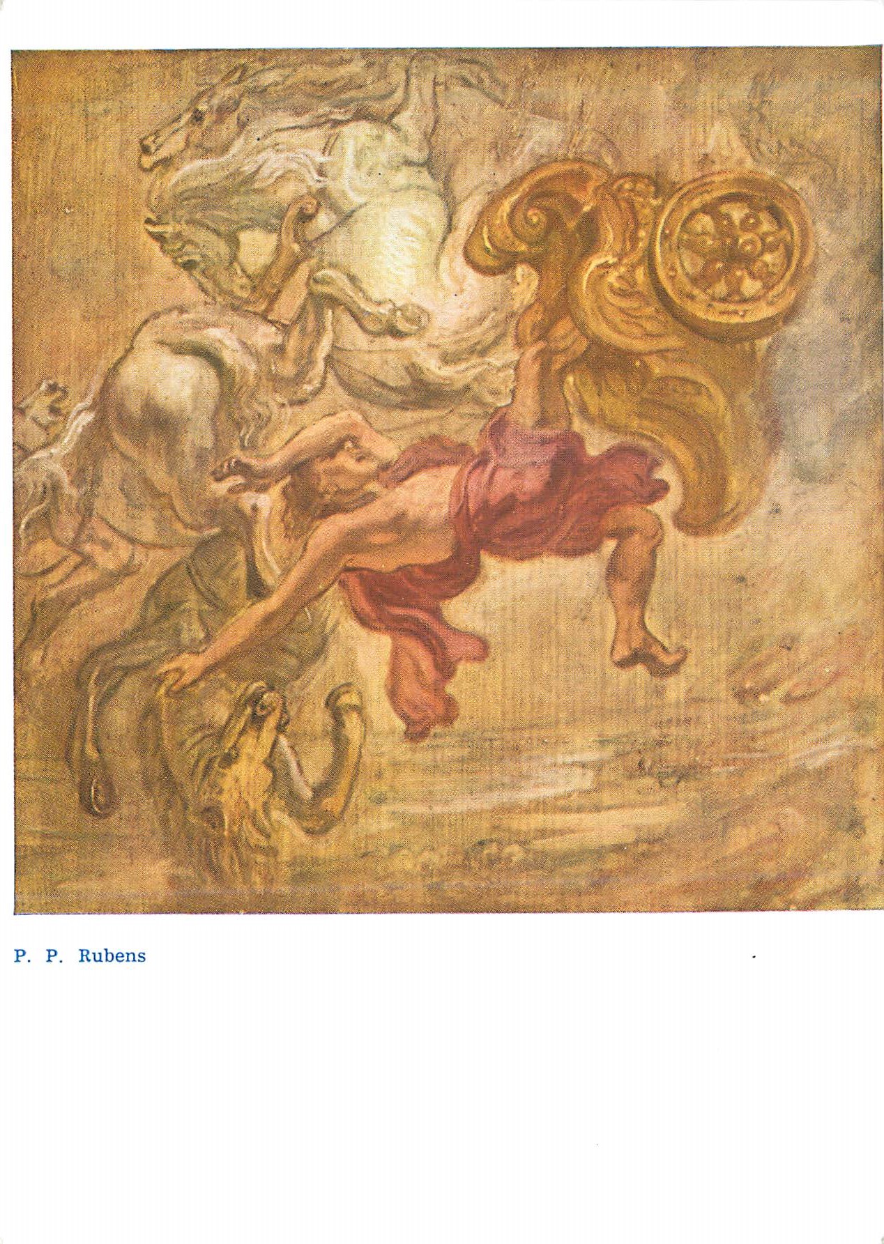 La chute de Phaéton — P. P. Rubens — Édition N. V. De Distel
