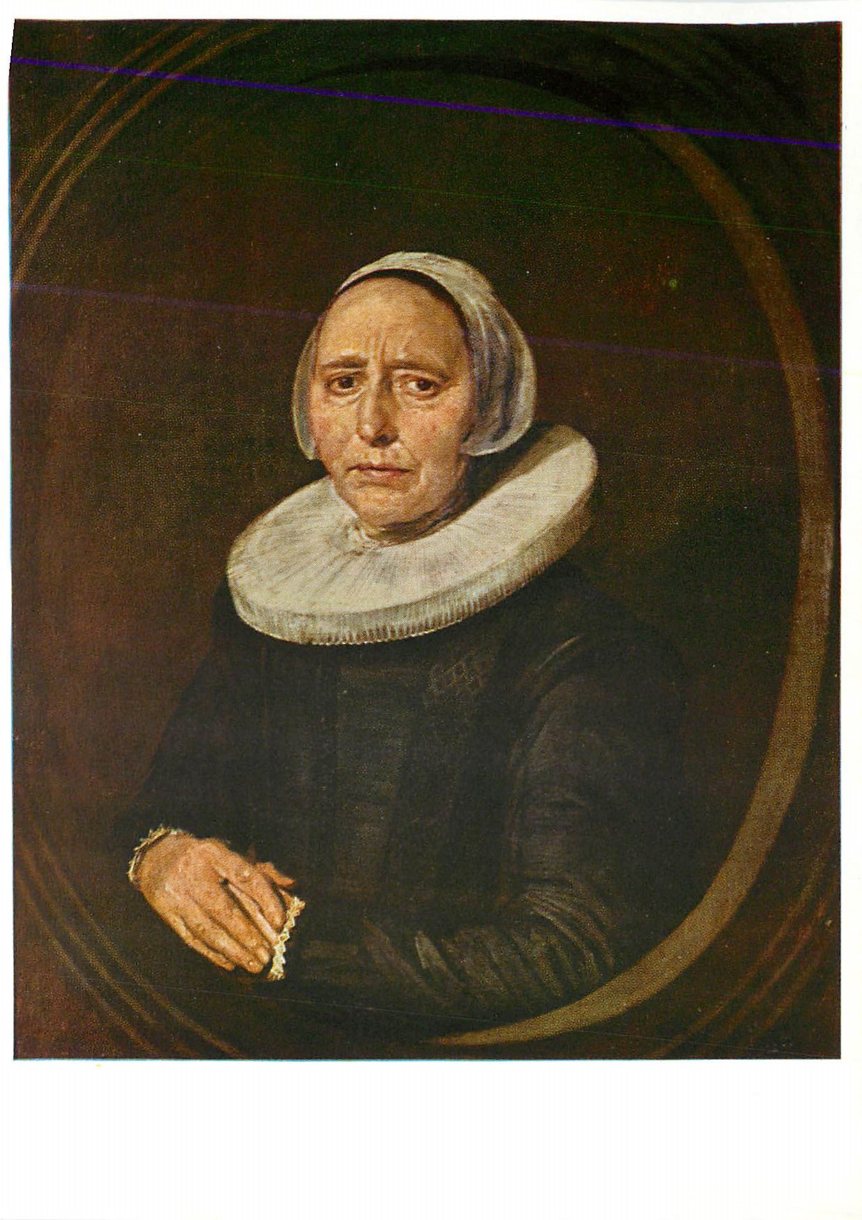 Portrait d'une dame âgée — Frans Hals, 1580-1666 — n° 1124, Galerie Sisley, Bruxelles-Paris