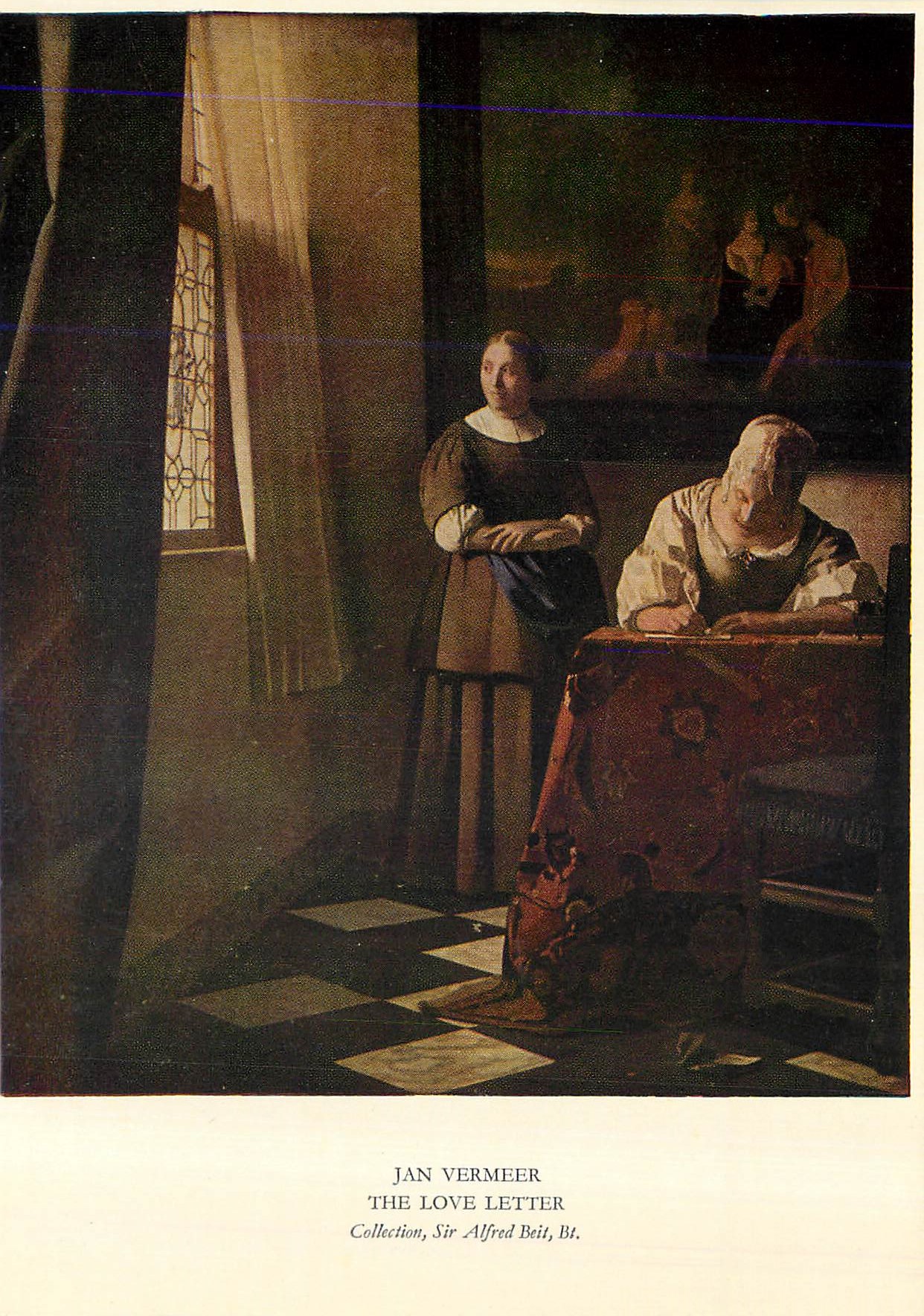 CPM Collection Sir Alfred Beit Jan Vermeer The Love Letter