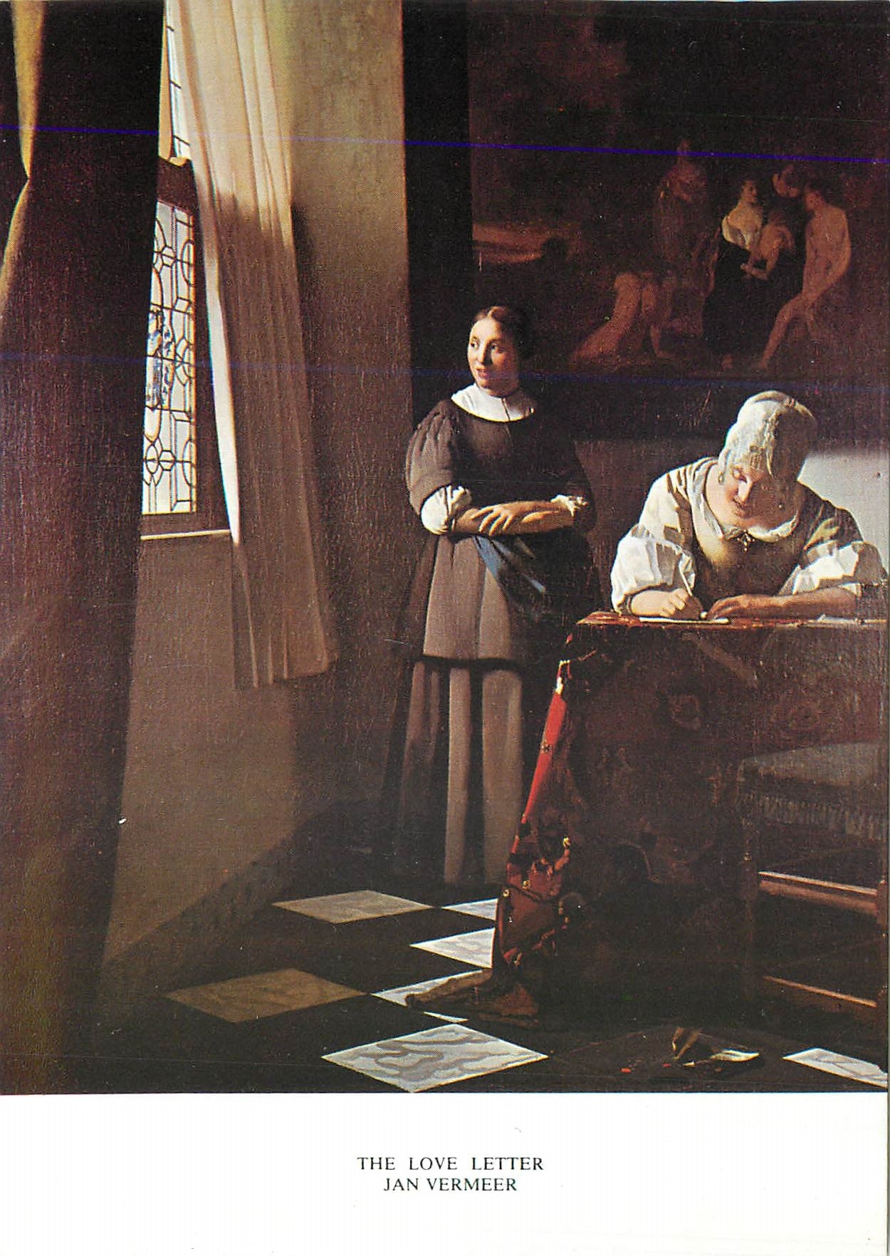 CPM Jan Vermeer (1632 1675) The Love Letter By Courstesy of Sir Alfred Beit