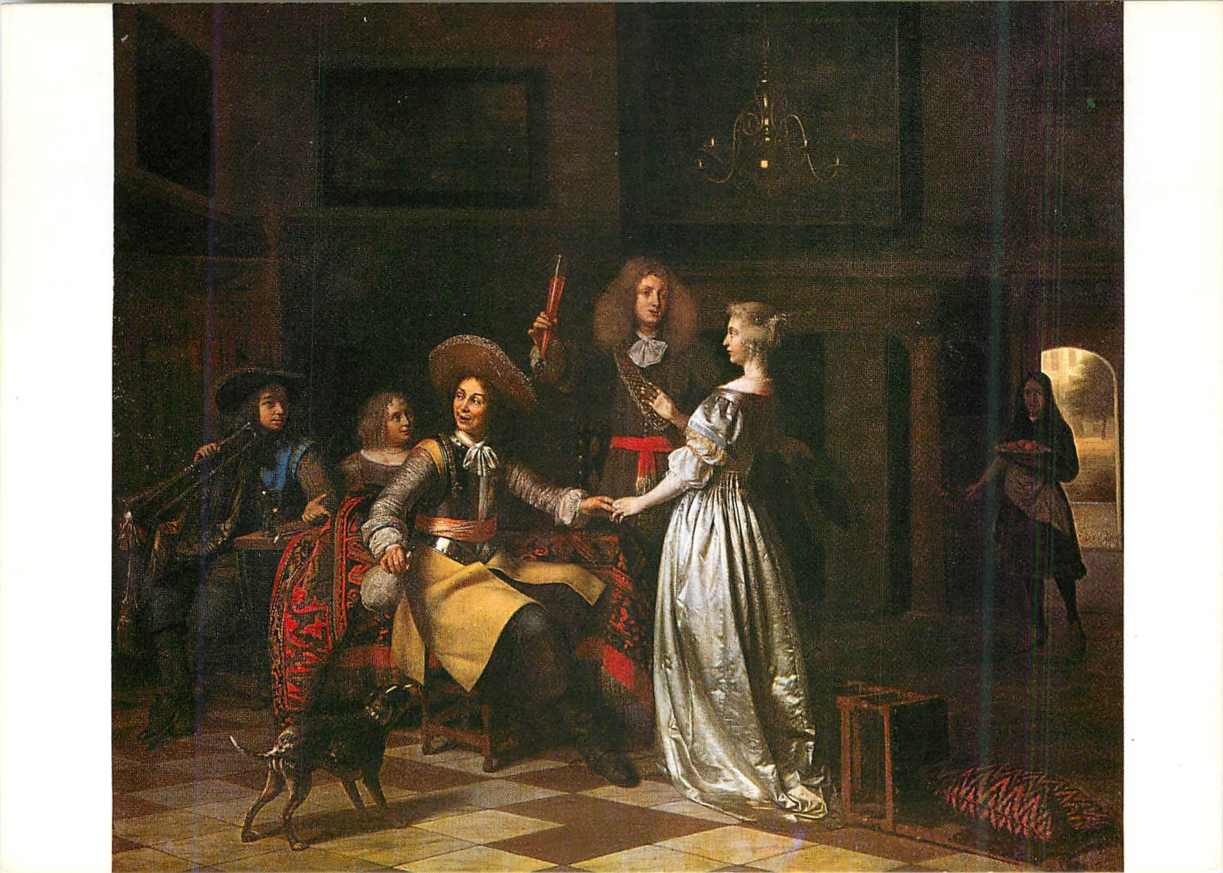 CPM Pieter de Hoogh 1629 1684 Le Verre Commun