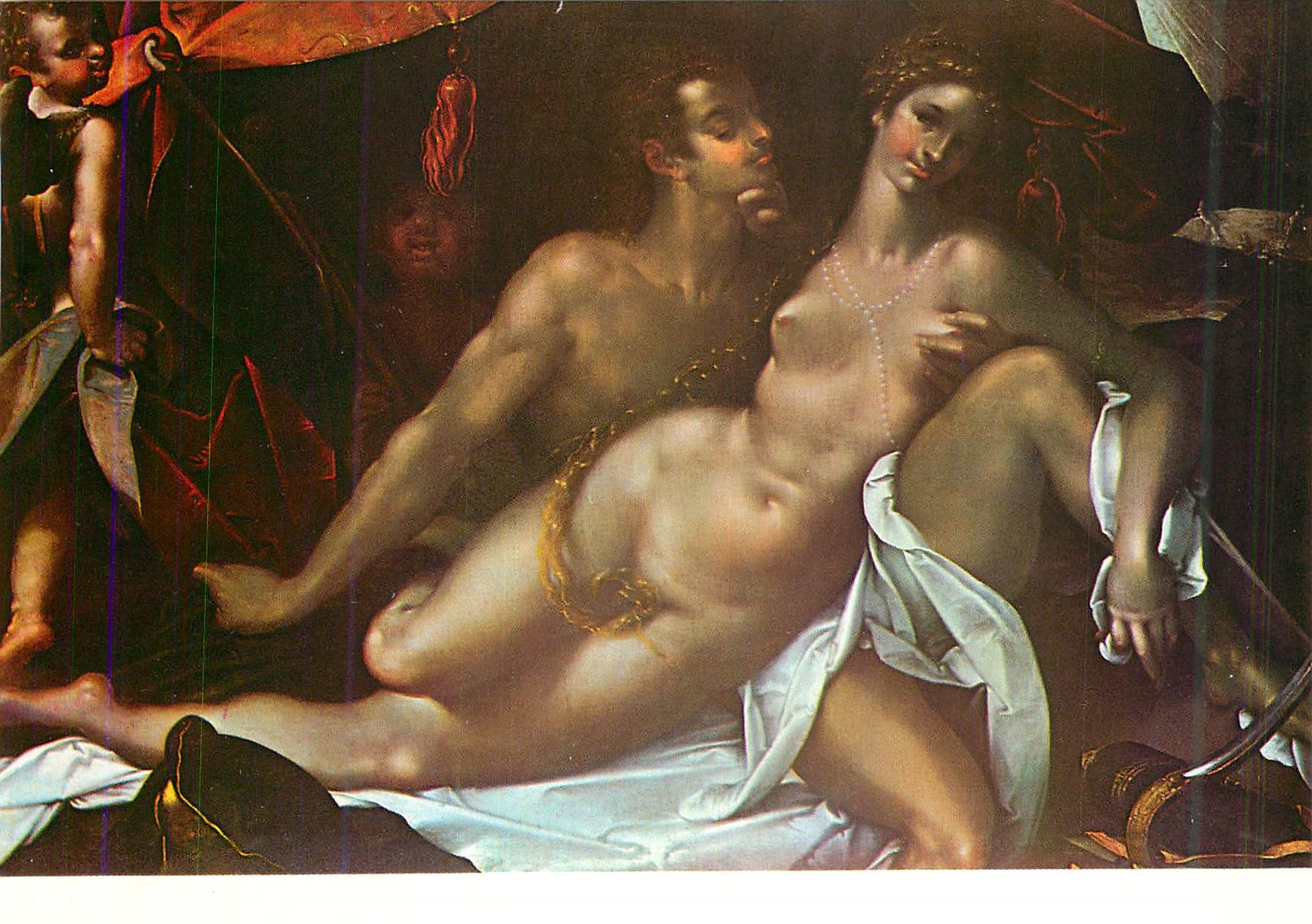 CPM Nakladatelstvi Praha Narodni Galerie V Praze Bartolomej Spranger Venus et Adonis Posterieur a 1600