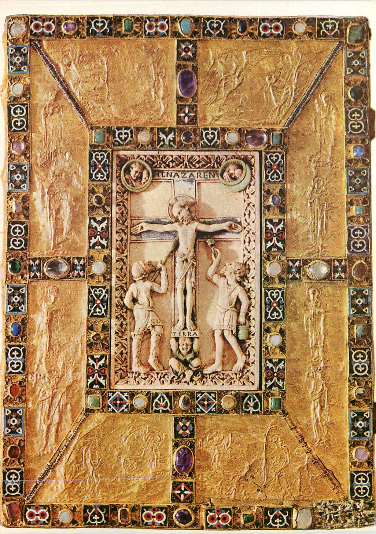 Deckel des Goldenen Evangelienbuches von Echternach — 983–991 — Zerantis & Co. Nürnberg
