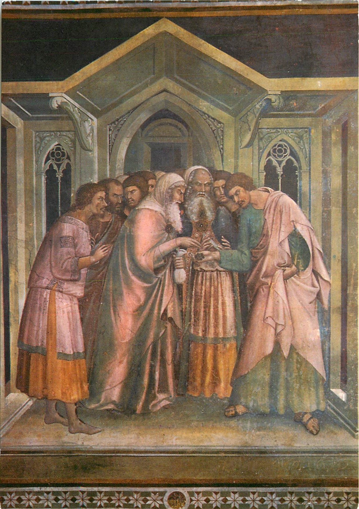 CPM Citta di S Gimignano La Trahison de Judas