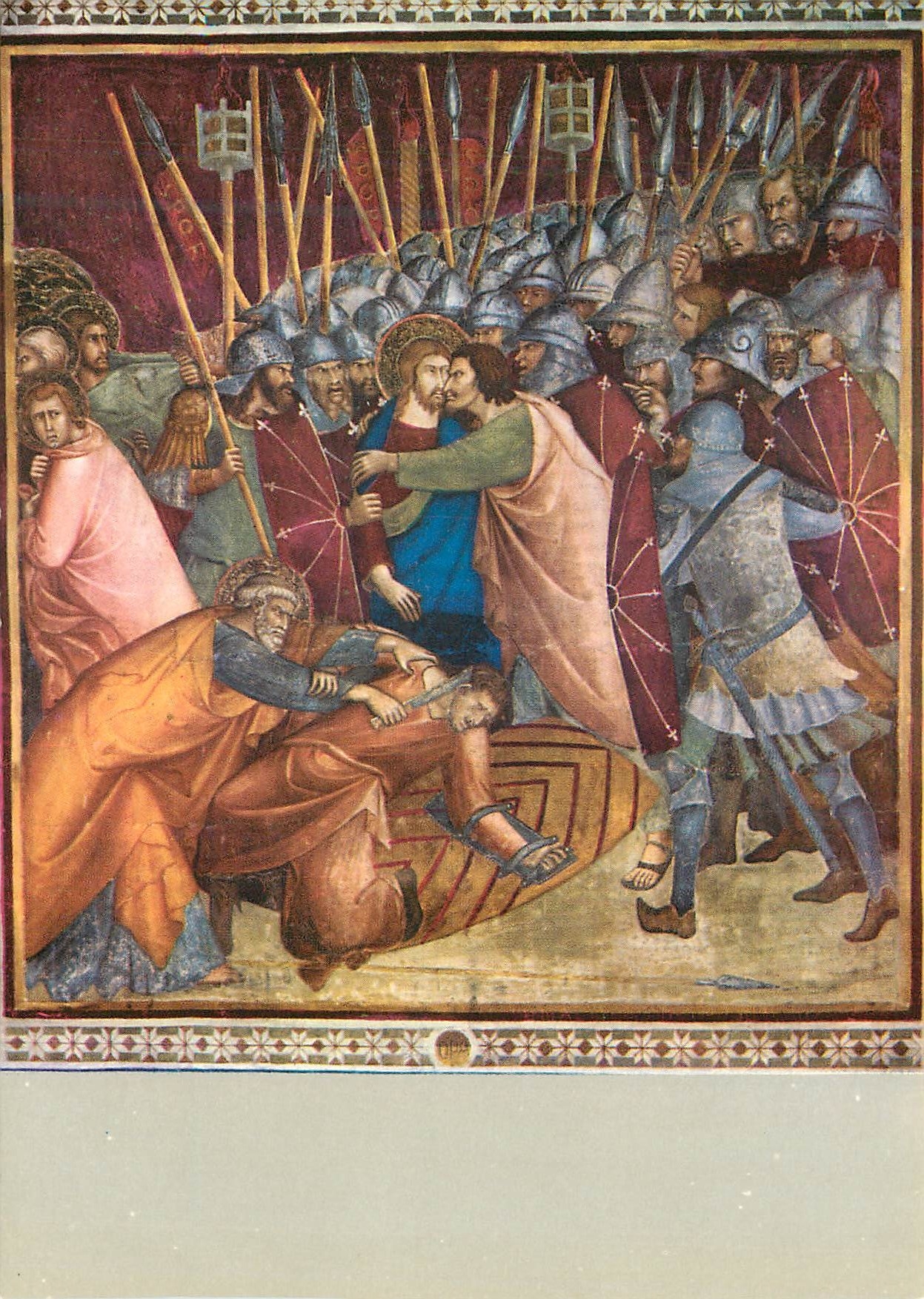 CPM Citta di S Gimignano La Baiser de Judas
