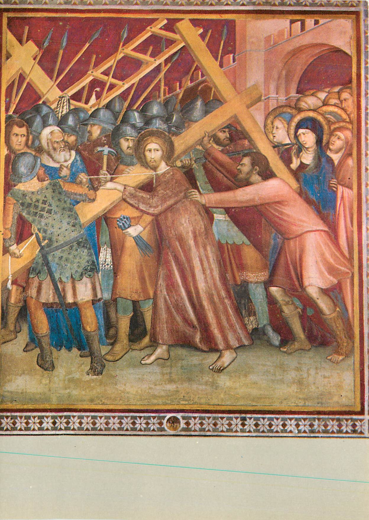 CPM Citta di S Gimignano Vers le Calvario
