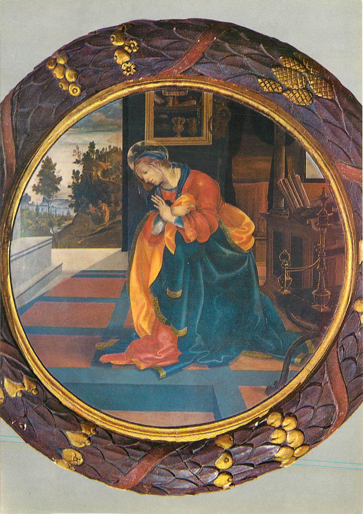 CPM S Gimignano La Vierge (Filippino Lippi)