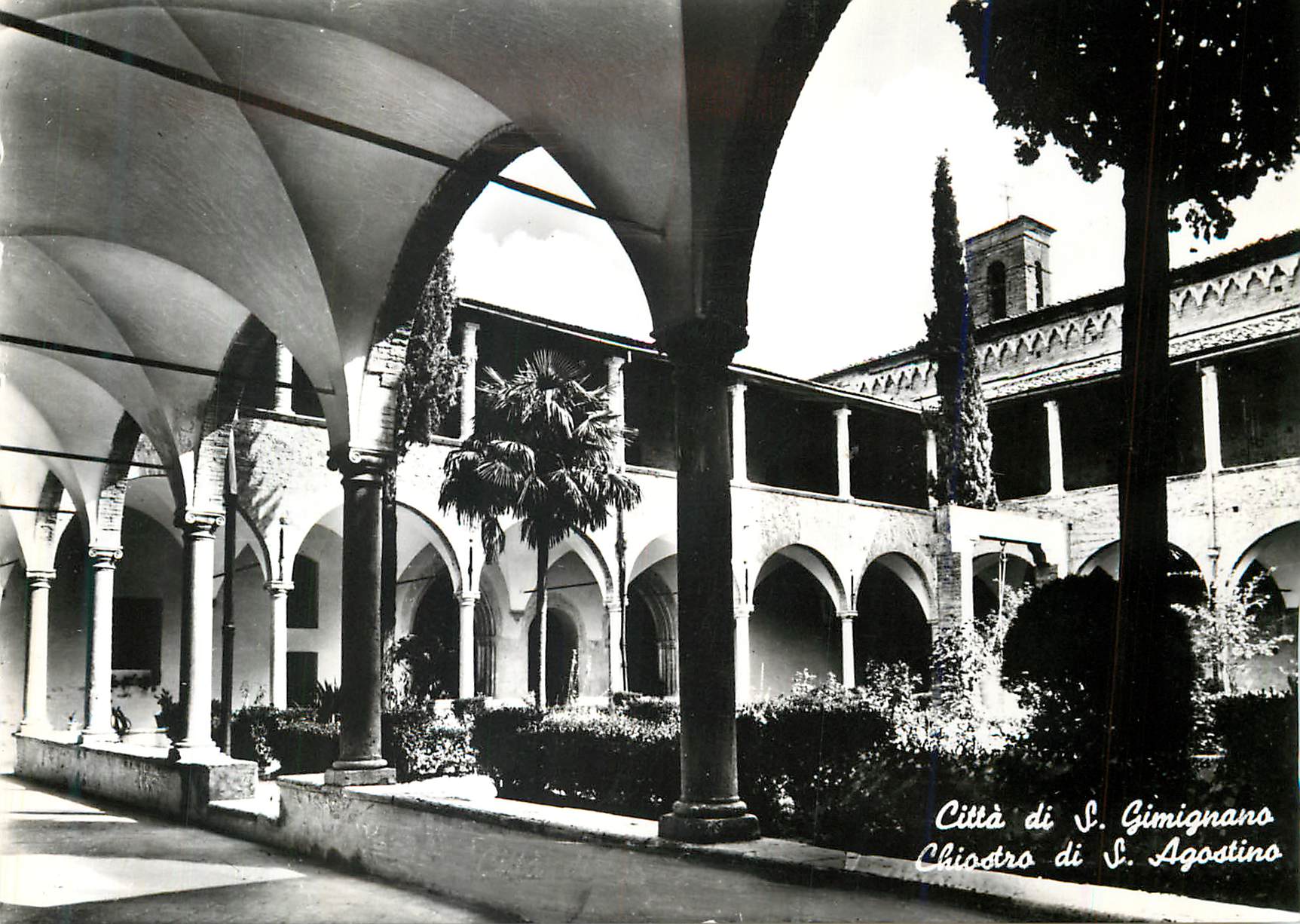 CPM Citta di S Gimignano (Siena) Cloite de St Augustin