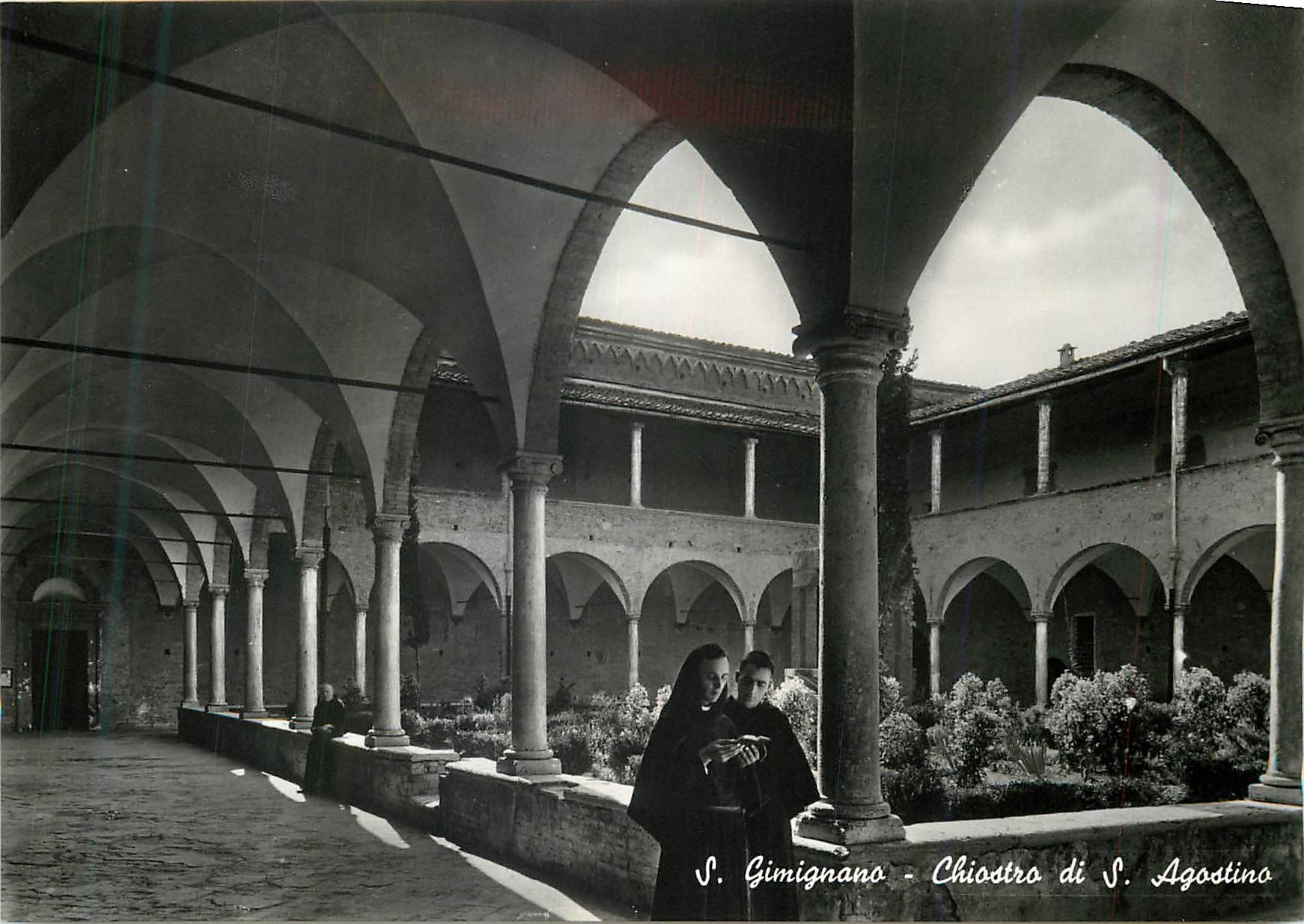 CPM Citta di S Gimignano (Siena) Cloite de St Augustin