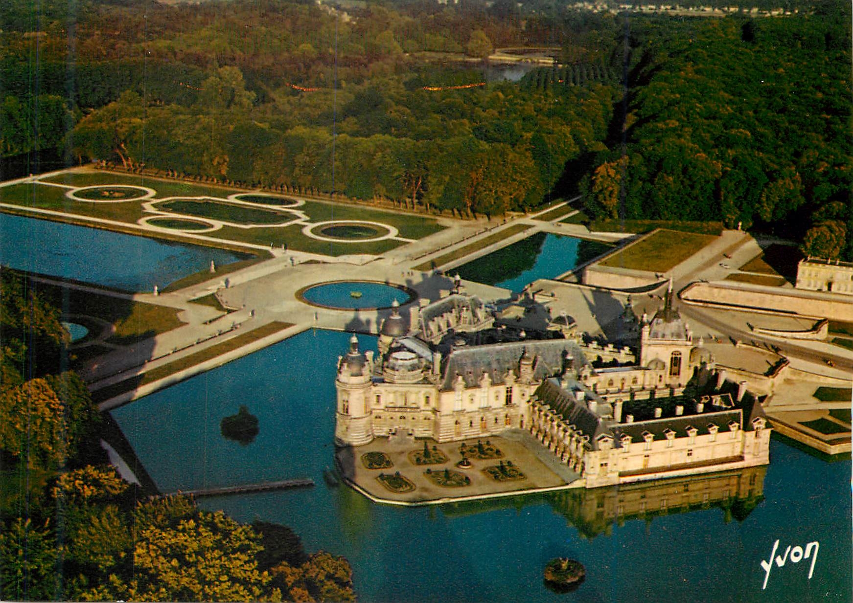 CPM Chantilly (Oise) Couleurs et Lumiere de France Parc et Chateau