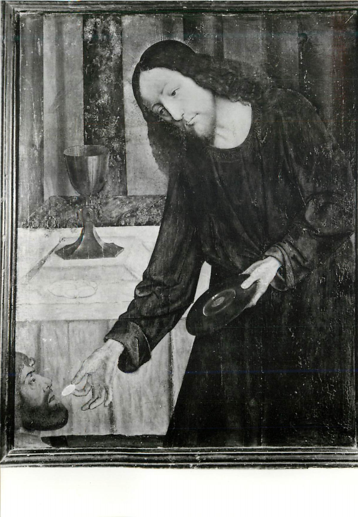 CPM Urbino Detail de la Communion des Apotres de Juste de Gand