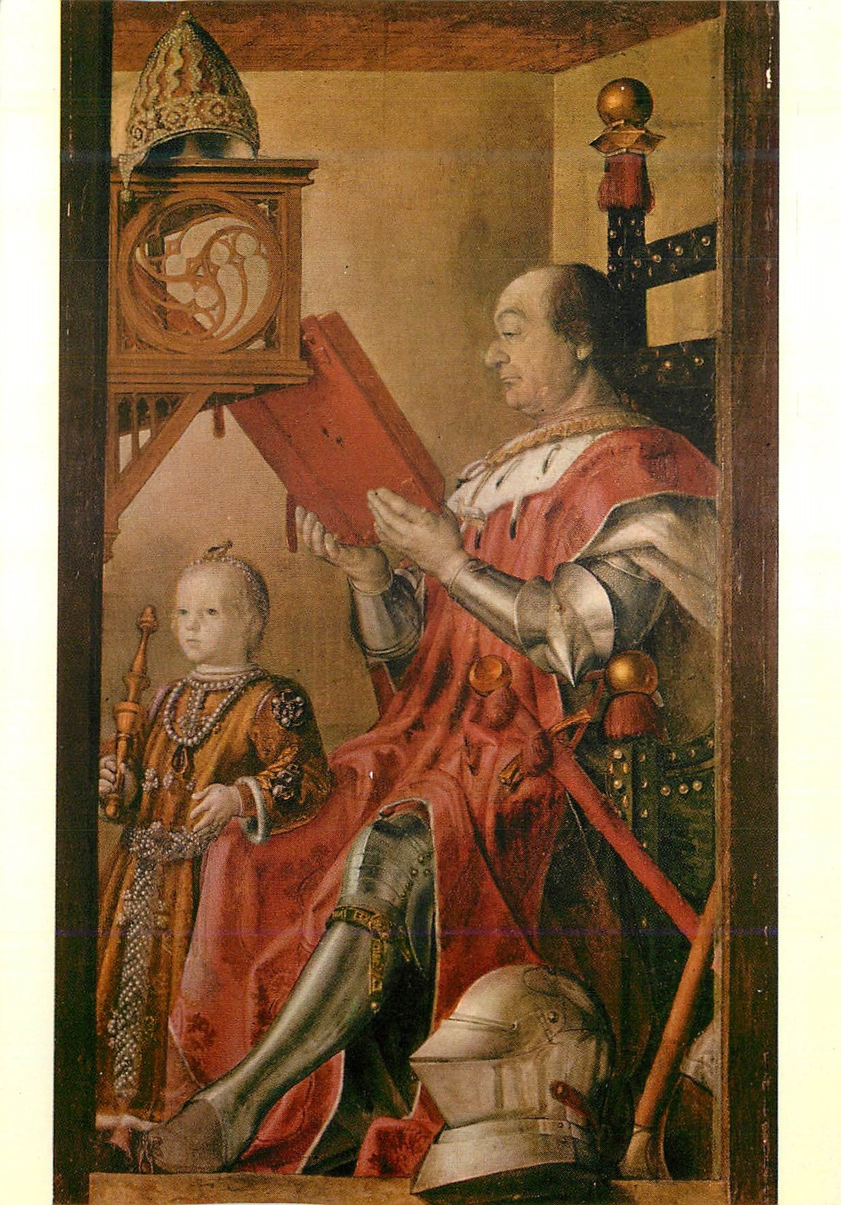 CPM Urbino La Duc et Frederic et son Fils