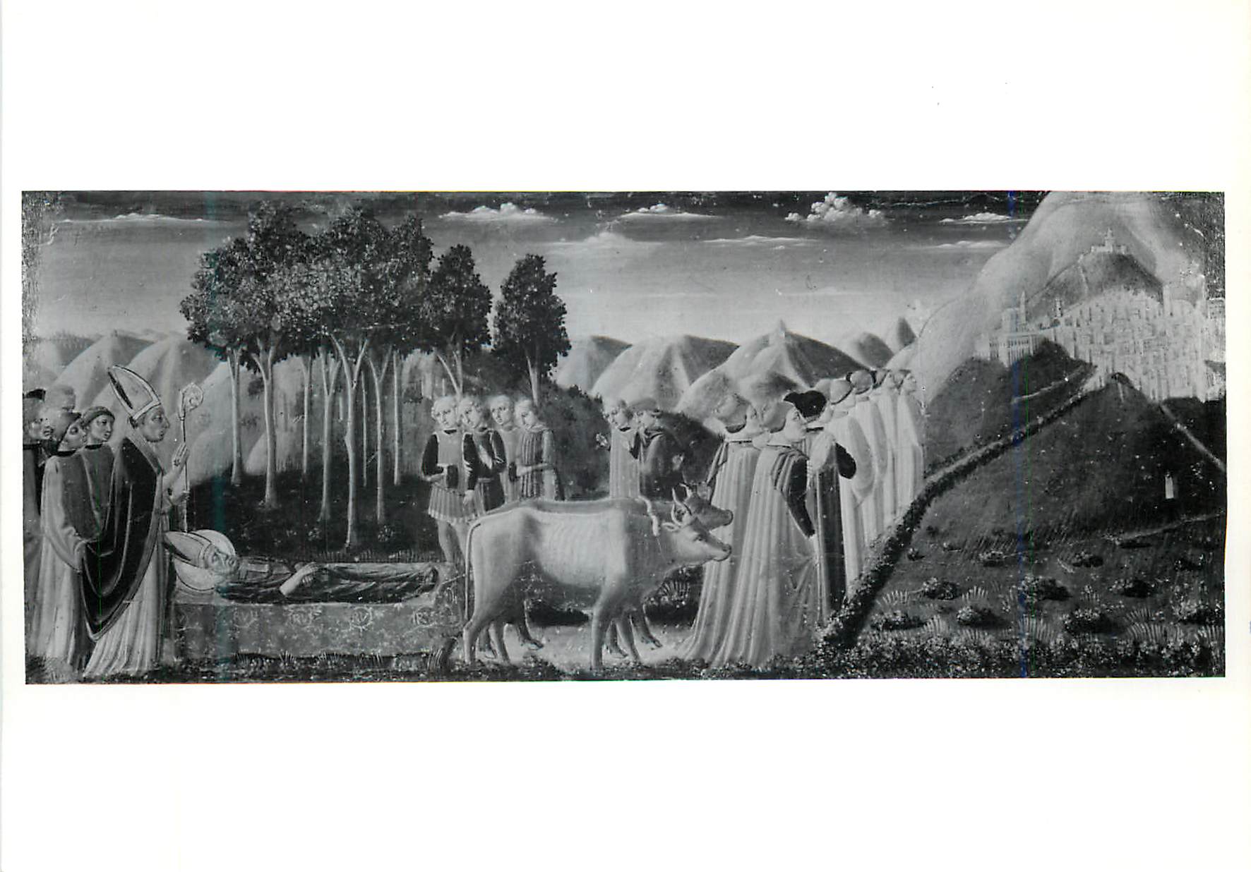 CPM Assisi Cathedrale Polyptyque de l'Atunno 1470 Les Legendes de St Rufin