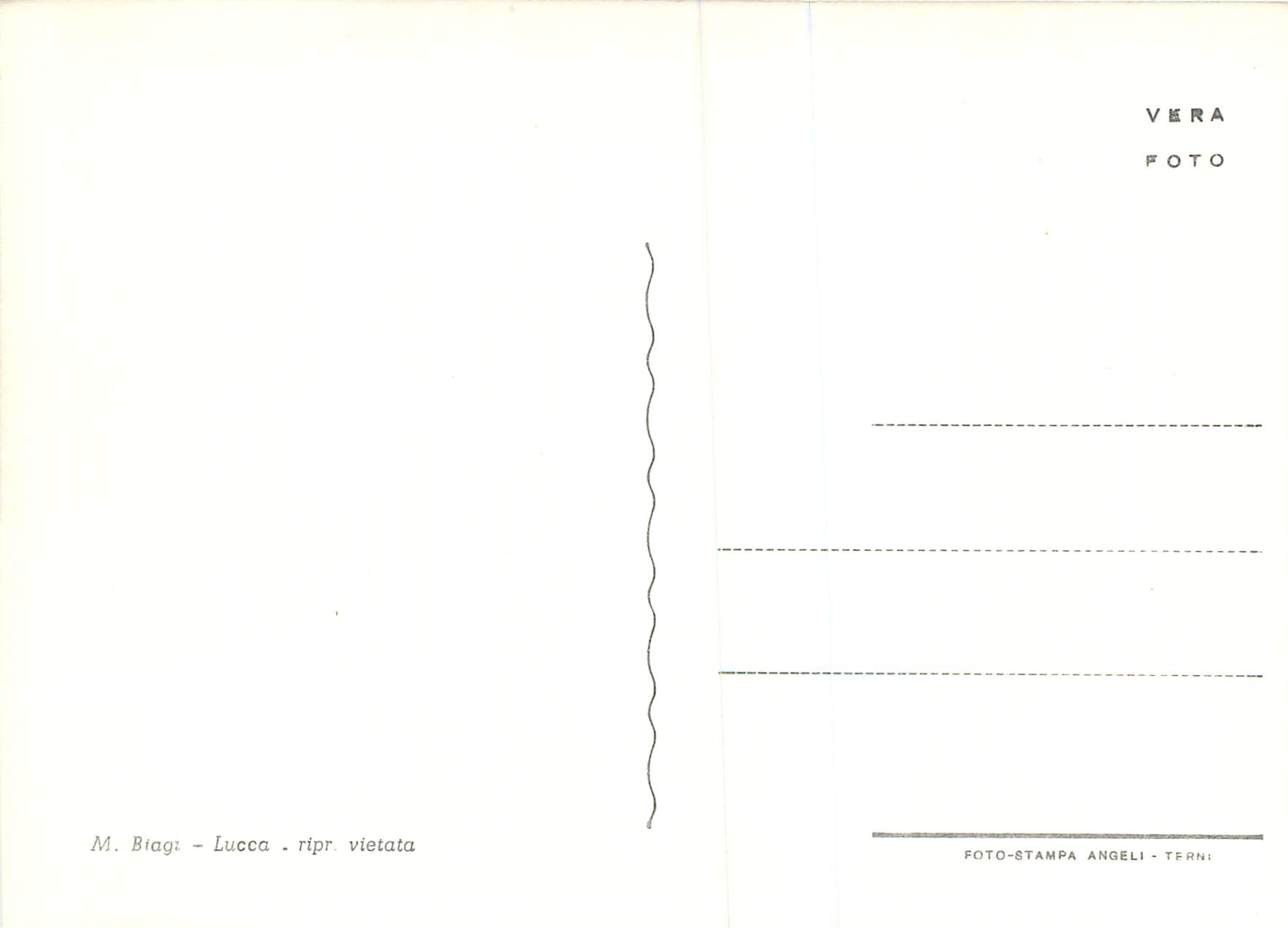 CPM Lucca S Frediano Jacciata (Particolare) — Rückseite