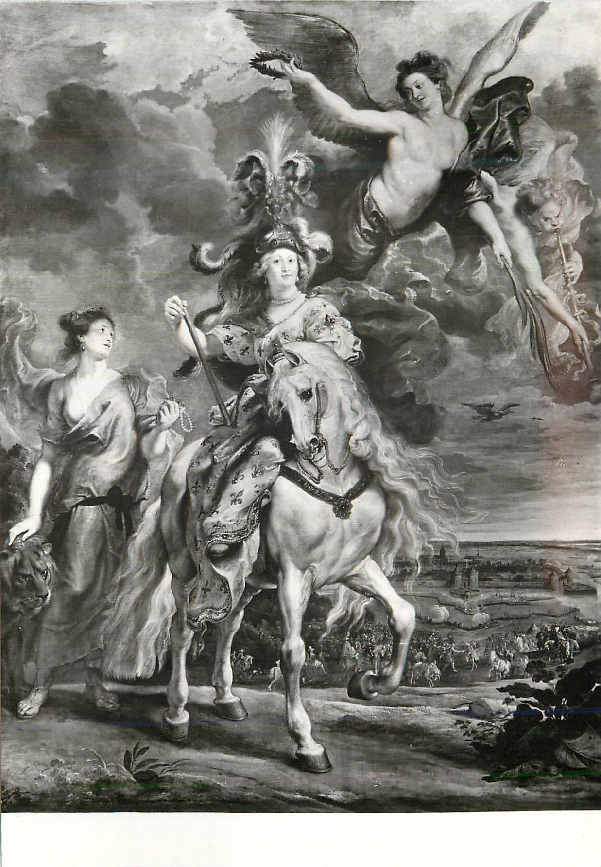 CPM Paris Musee du Louvre Peter Paul Rubens 1577 1640 Histoire de Marie de Medicis La prise de Juliers (1610)