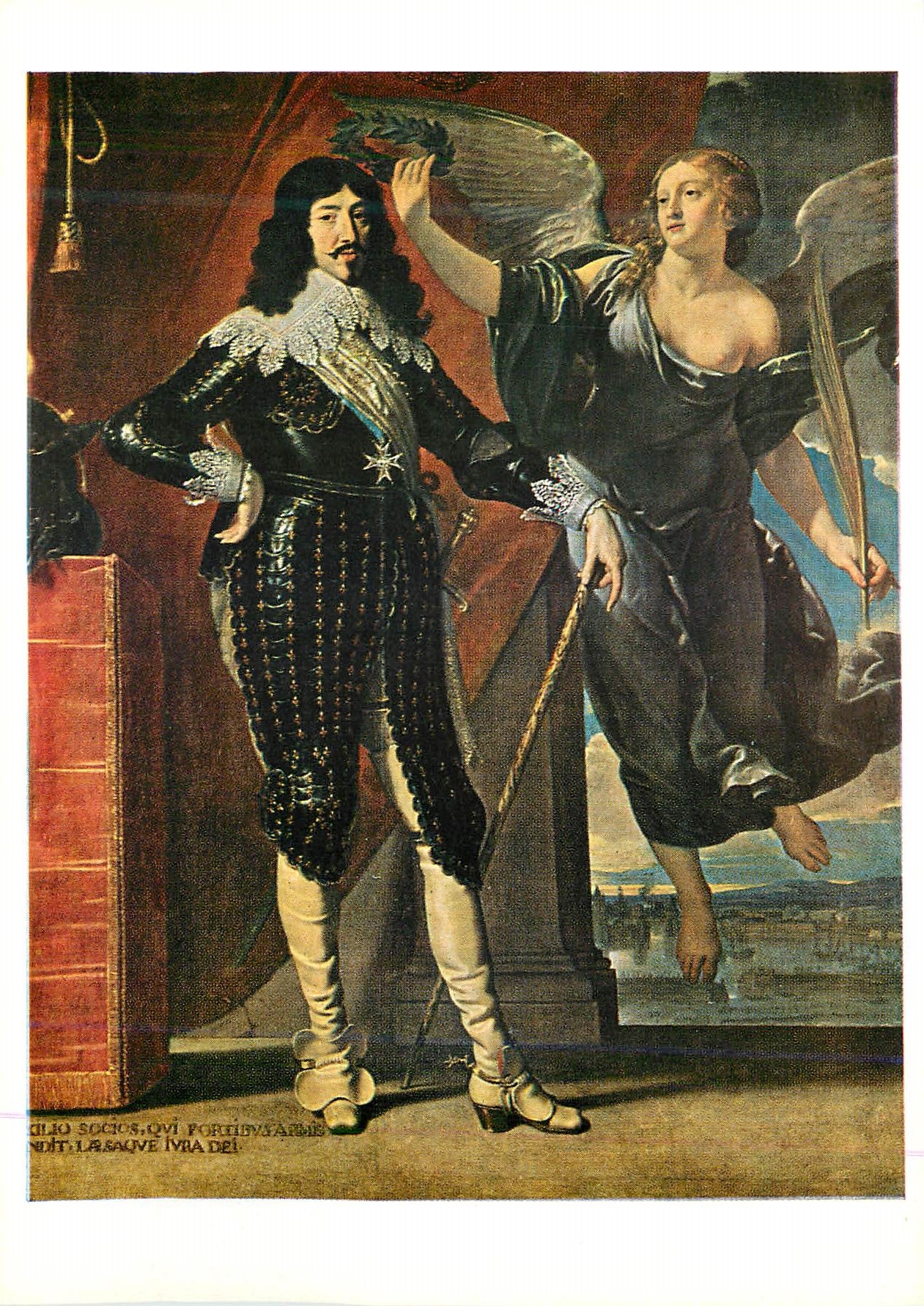 CPM Musee du Louvre Philippe de Champaigne (1602 1674) Louis XIII Couronne par la Victoire