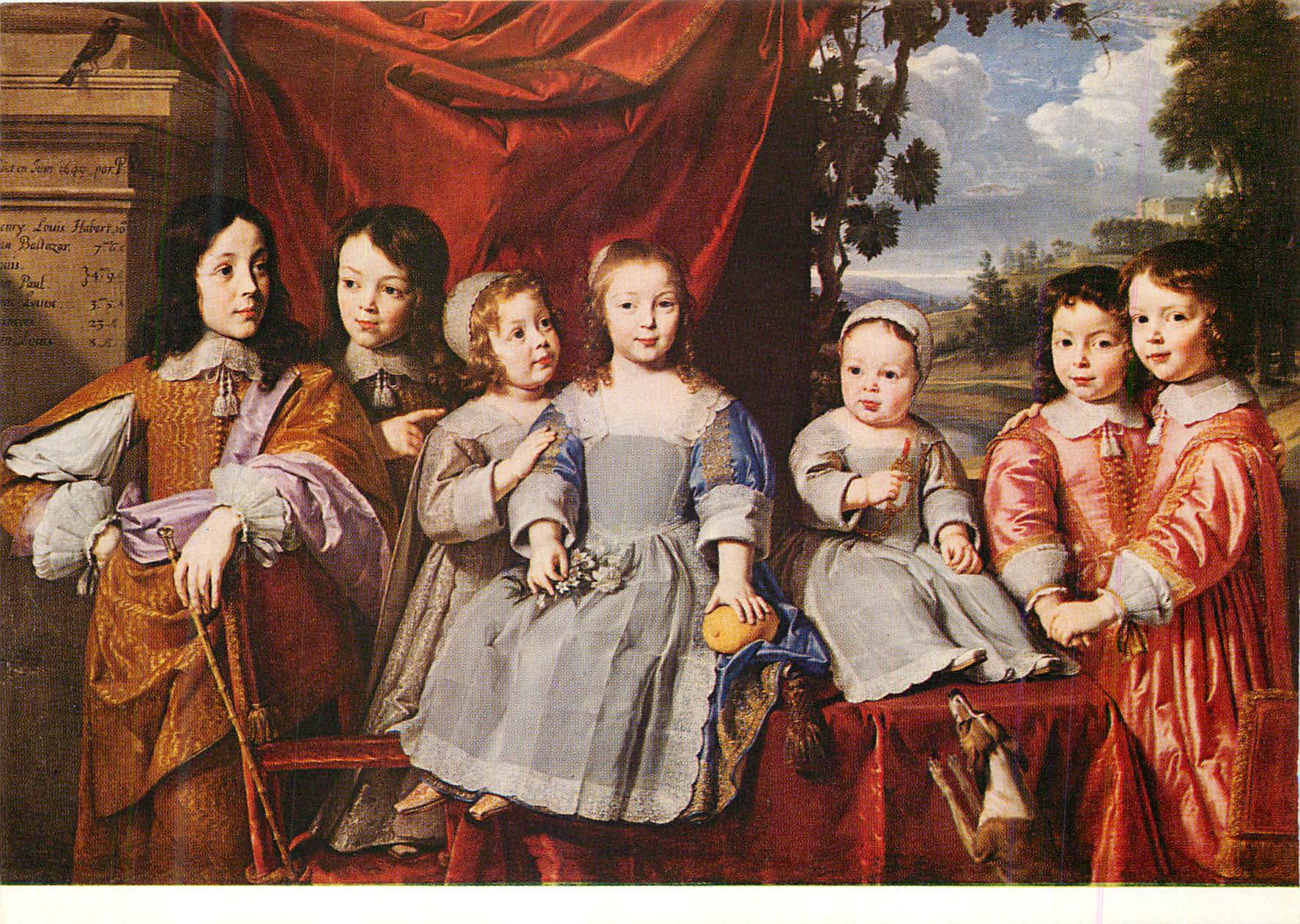 CPM Reims Musee Saint Denis Philippe de Champaigne(1602 1674) les Enfants Habert de Montmor