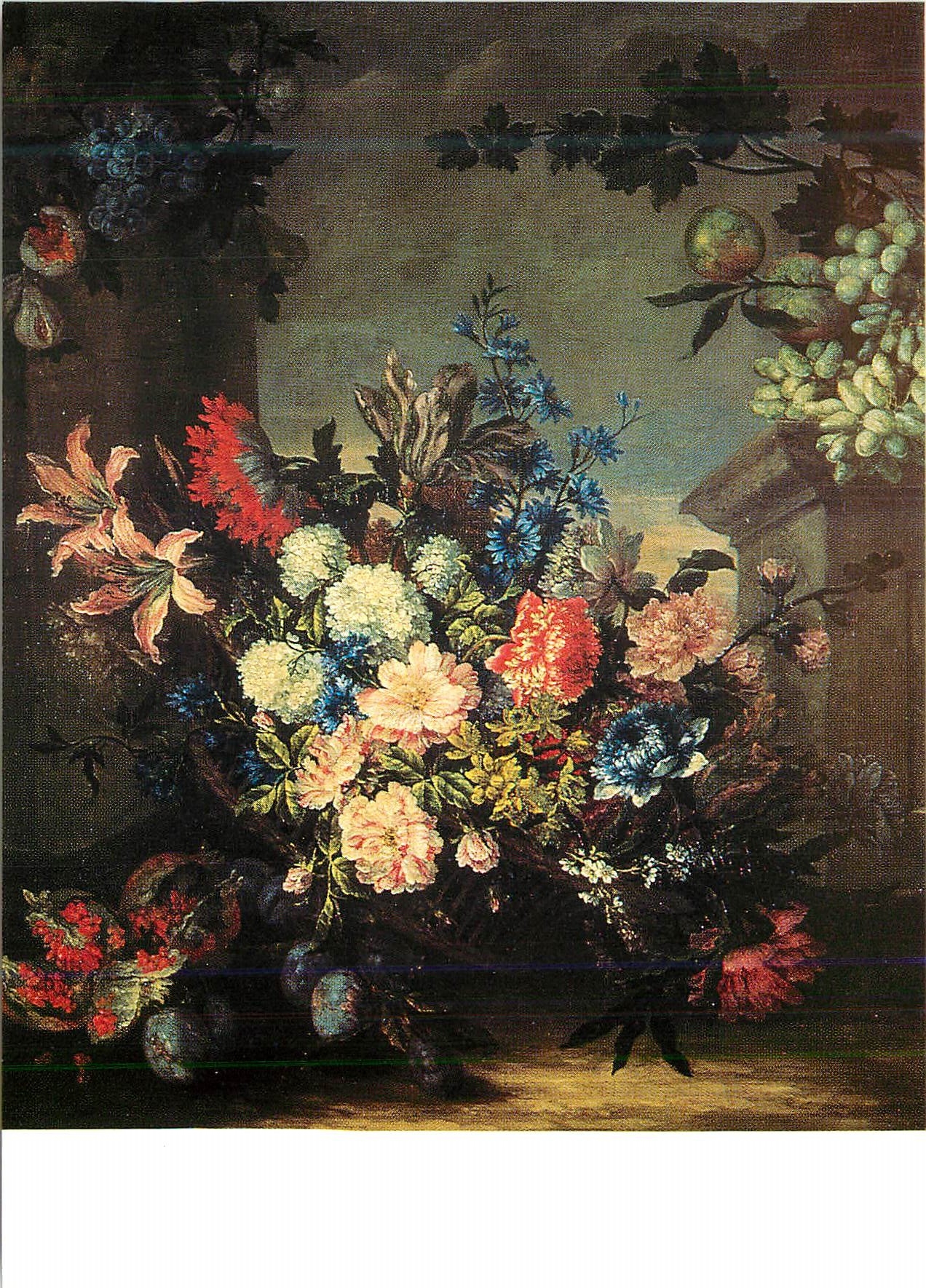 CPM Orleans Musee des Beaux Arts Jean Baptiste Monnoyer (1634 1699) Fleurs et Fruits