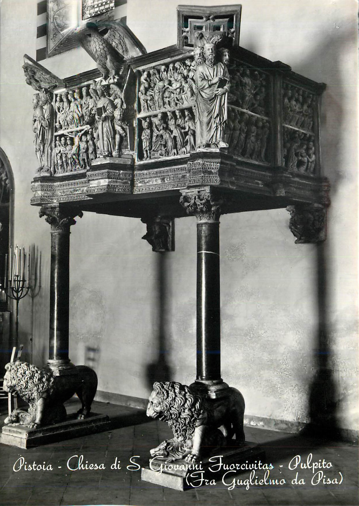 CPM Pistoia Chiesa di S Giovanni Fuorcivitas Pulpito