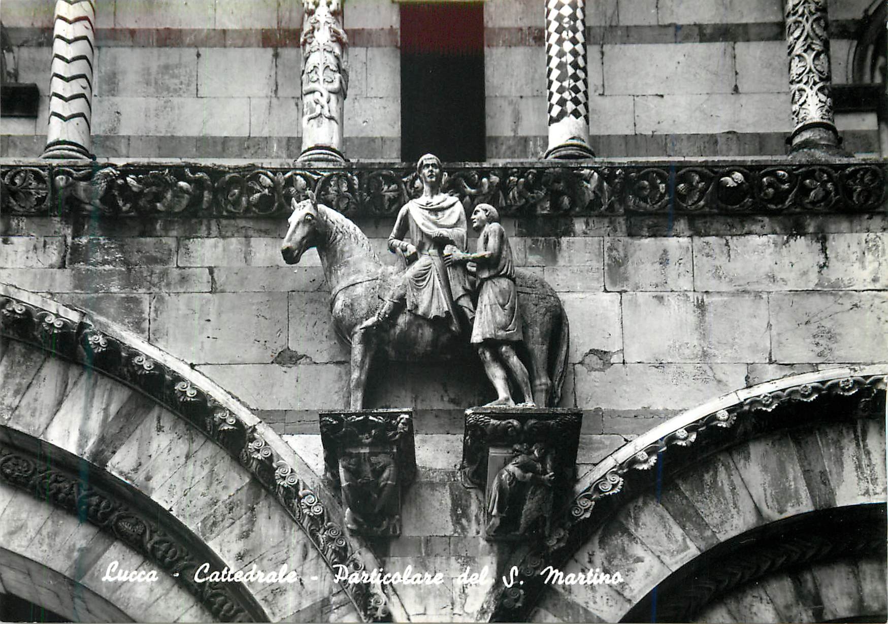 CPM Lucca Cathedrale Detail du St Martin